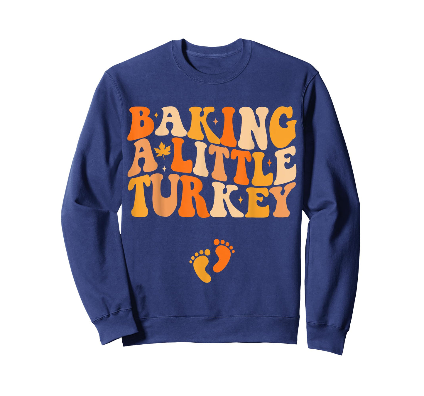 Baking A Little Turkey Thanksgiving Pregnancy Announcement T-Shirt