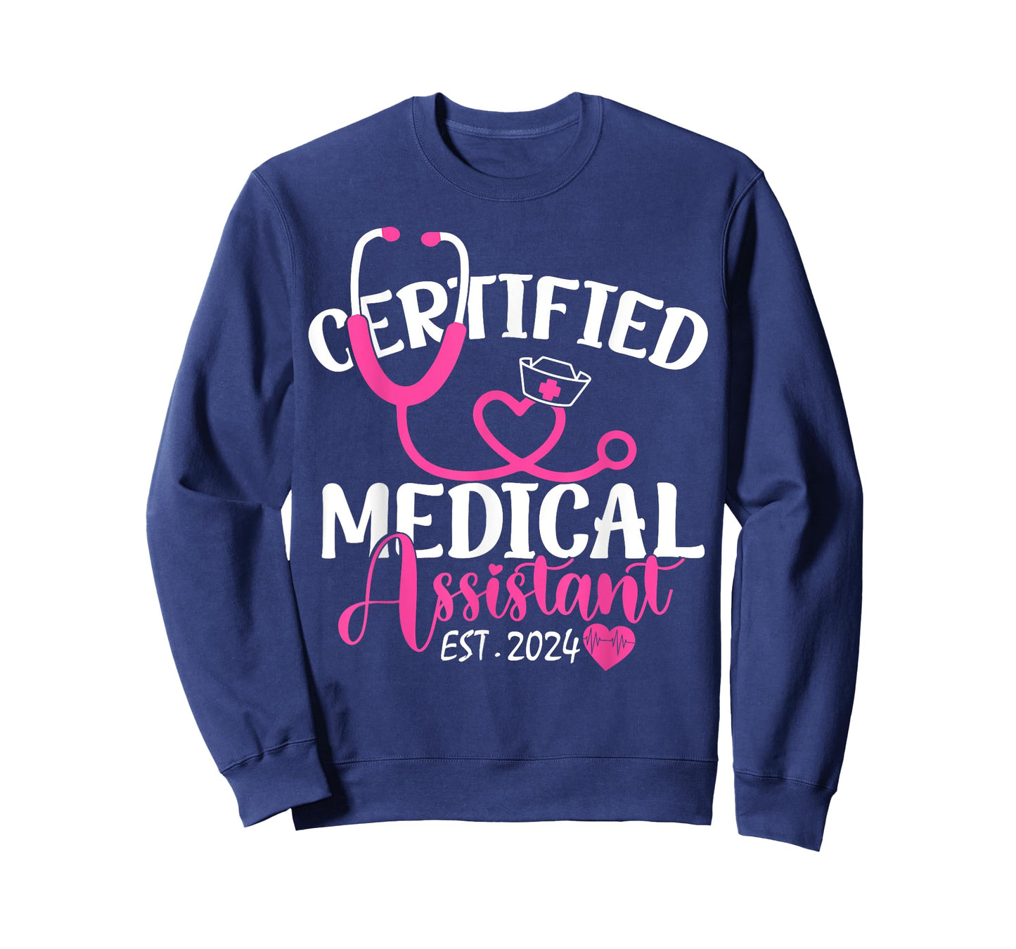 Certified Medical Assistant Est 2024 Graduation Graduate CMA T-Shirt