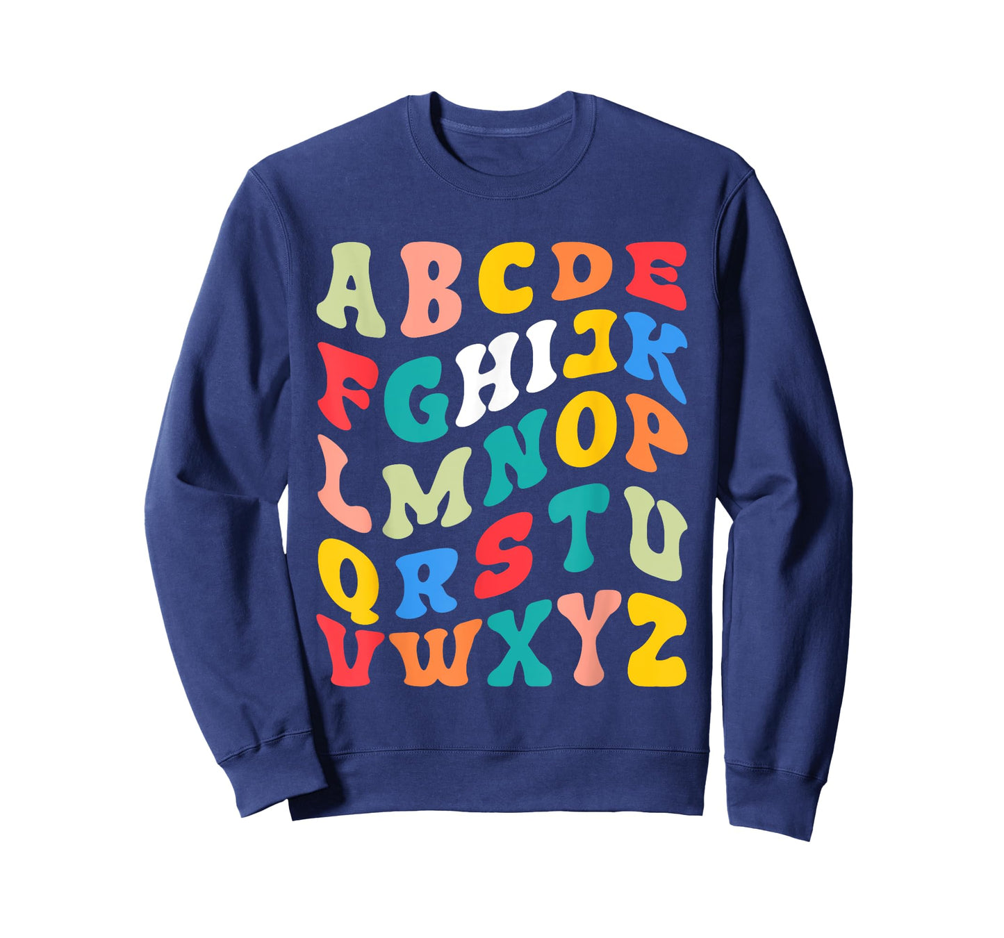 Alphabet Hi Back To School ABC Pre K Kindergarten Teacher Men Women Kids T-Shirt