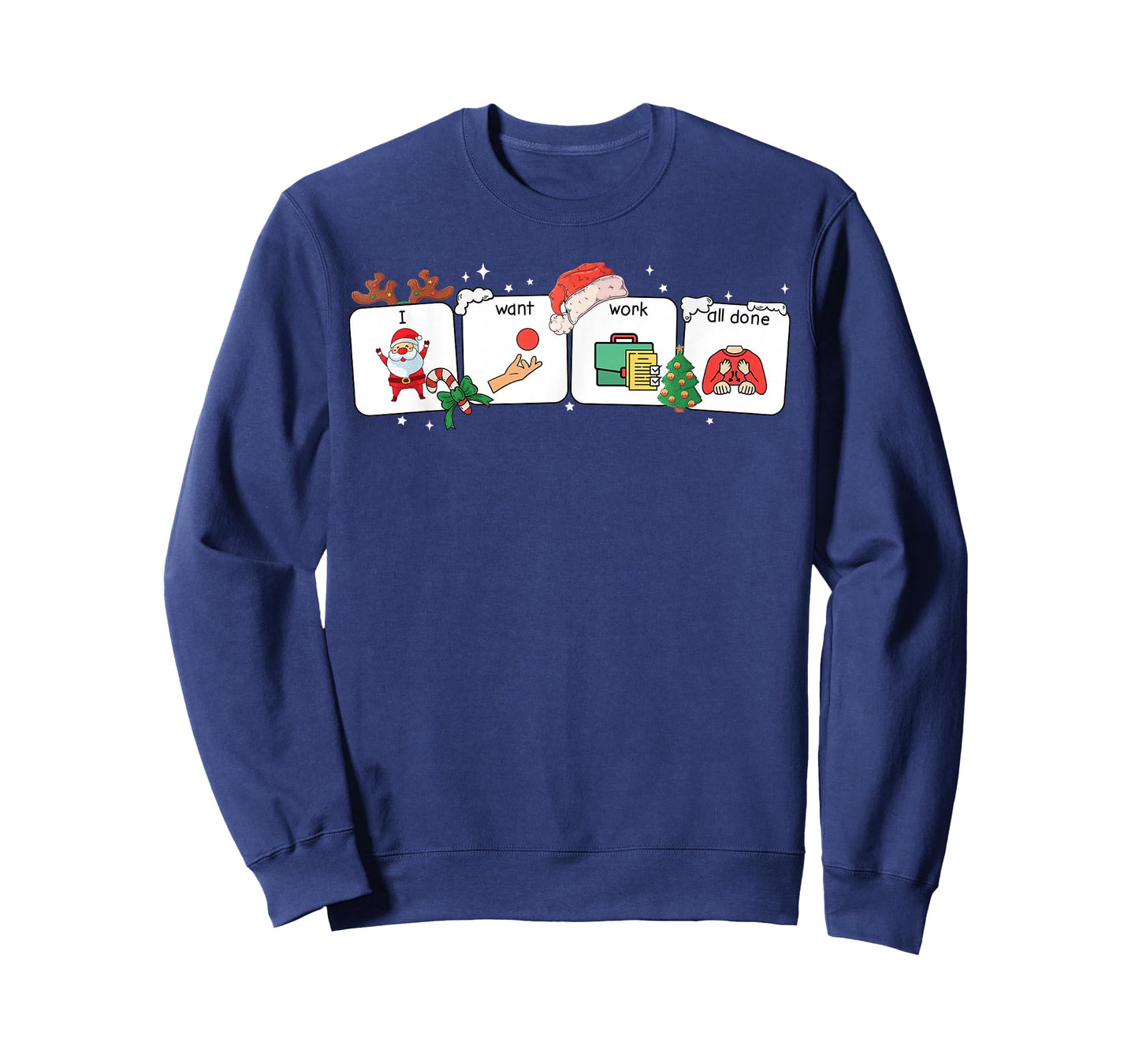Christmas Santa Special Education Funny SPED Teacher Xmas PJ T-Shirt