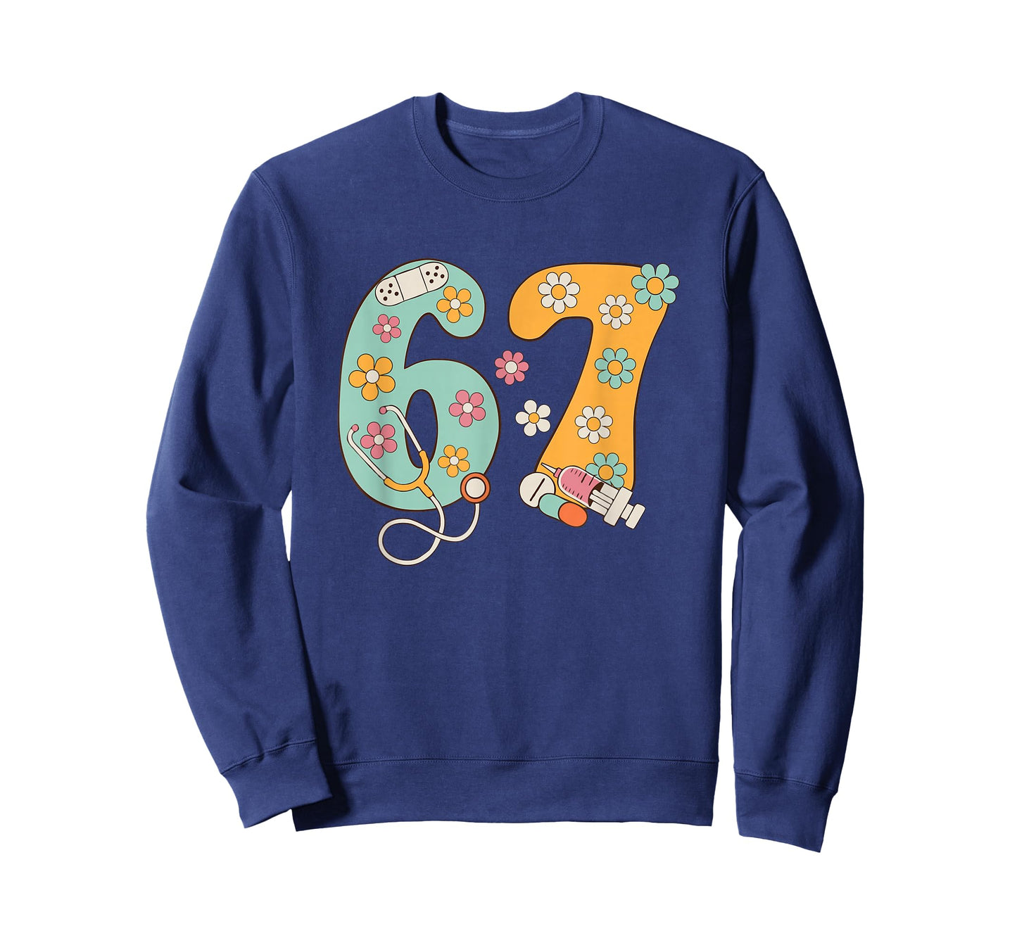 67 Shirt for Nurse 67 Meme Women Doctor Nursing Six Seven T-Shirt