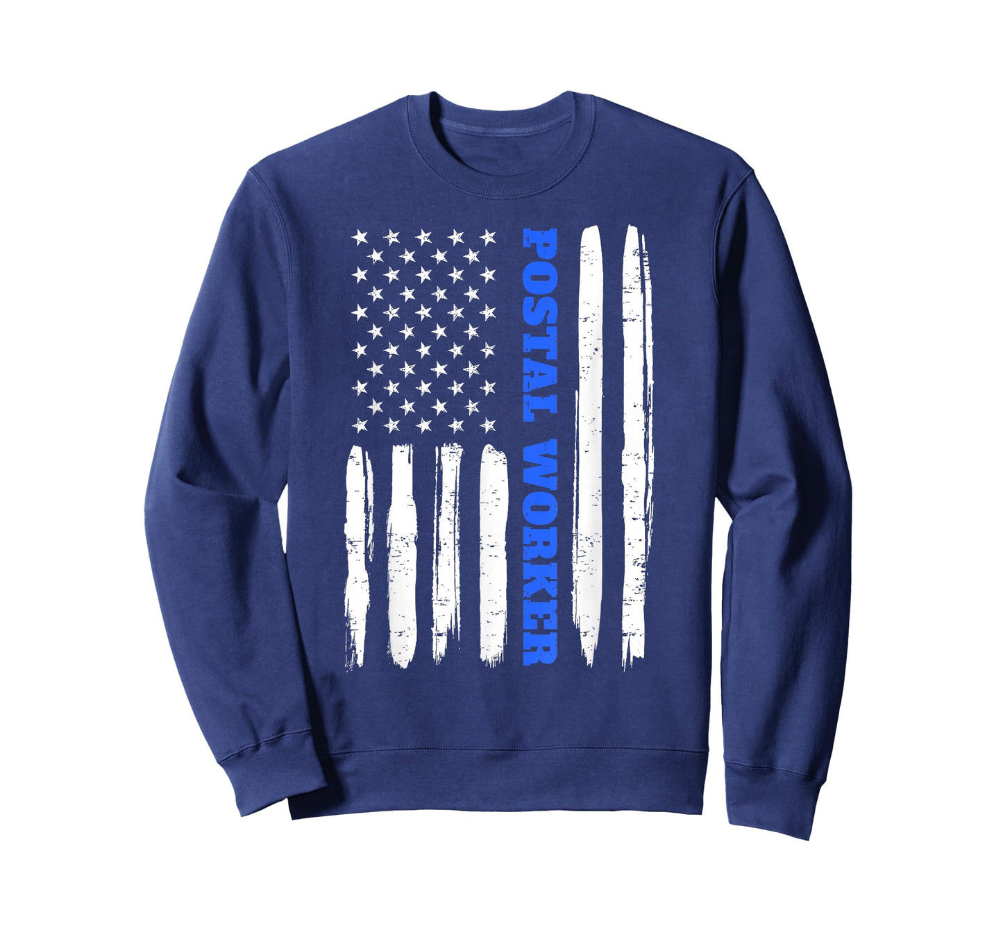 Patriotic Postal Worker American Flag Stars Stripes Postman T-Shirt