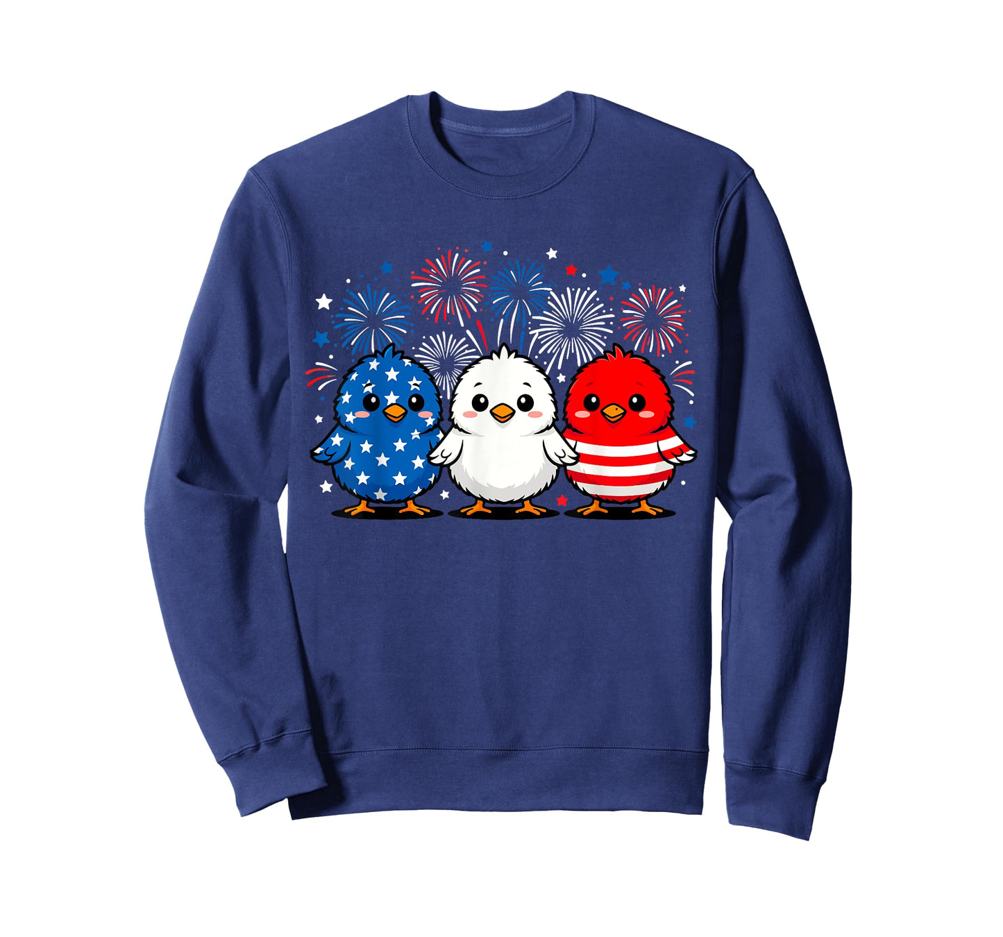 Chicks USA Flag Patriotic Chicken Lover 4th of July America T-Shirt