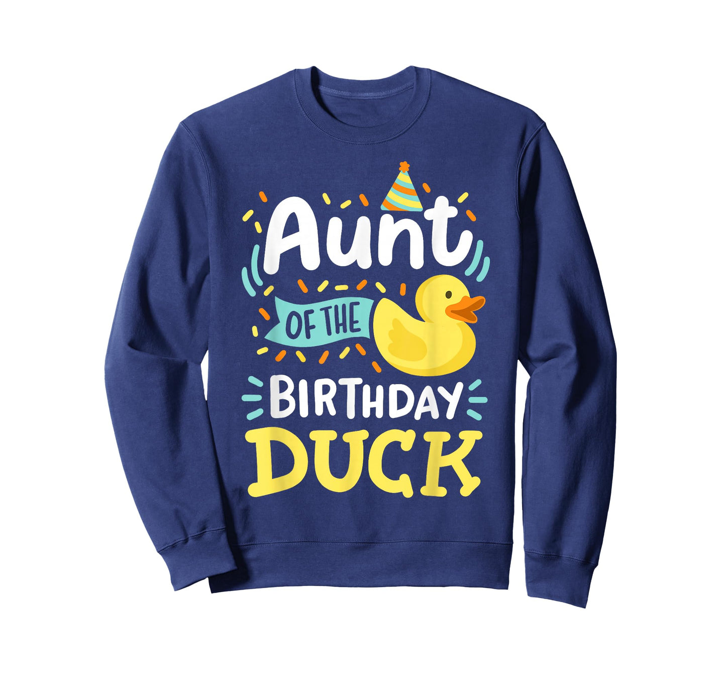 Aunt Of The Birthday Duck Boy Rubber Duck Bday Family T-Shirt