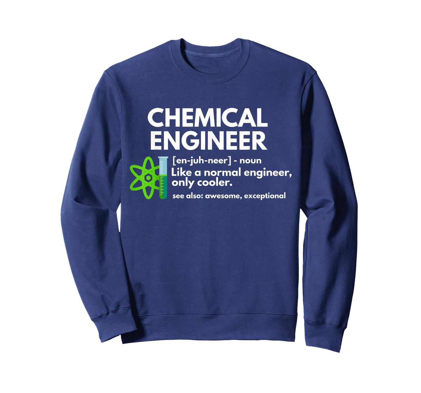 CMAtst Chemical Engineer T-Shirt - Men's & Women's Unisex Adults - Black - Small - Short Sleeve - Cotton & Polyester - Funny Chemical Engineer Definition Engineering T-Shirt