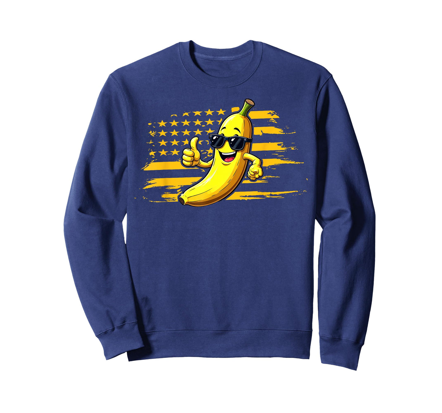 Graphic Bananas Proud Name Retro American Flag Bananas Lover T-Shirt