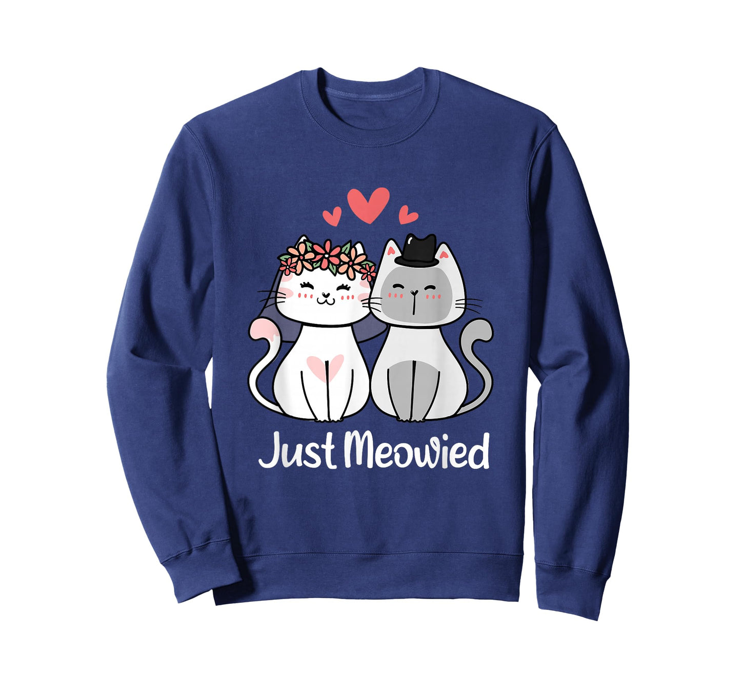 Just Meowied Frisch Married Cats Married Couple T-Shirt