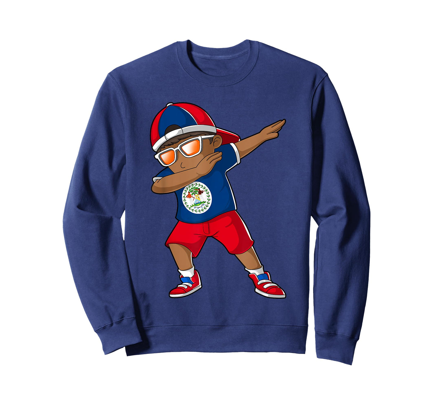 Belizean Boy Belize Kid Patriotism Roots Heritage T-Shirt