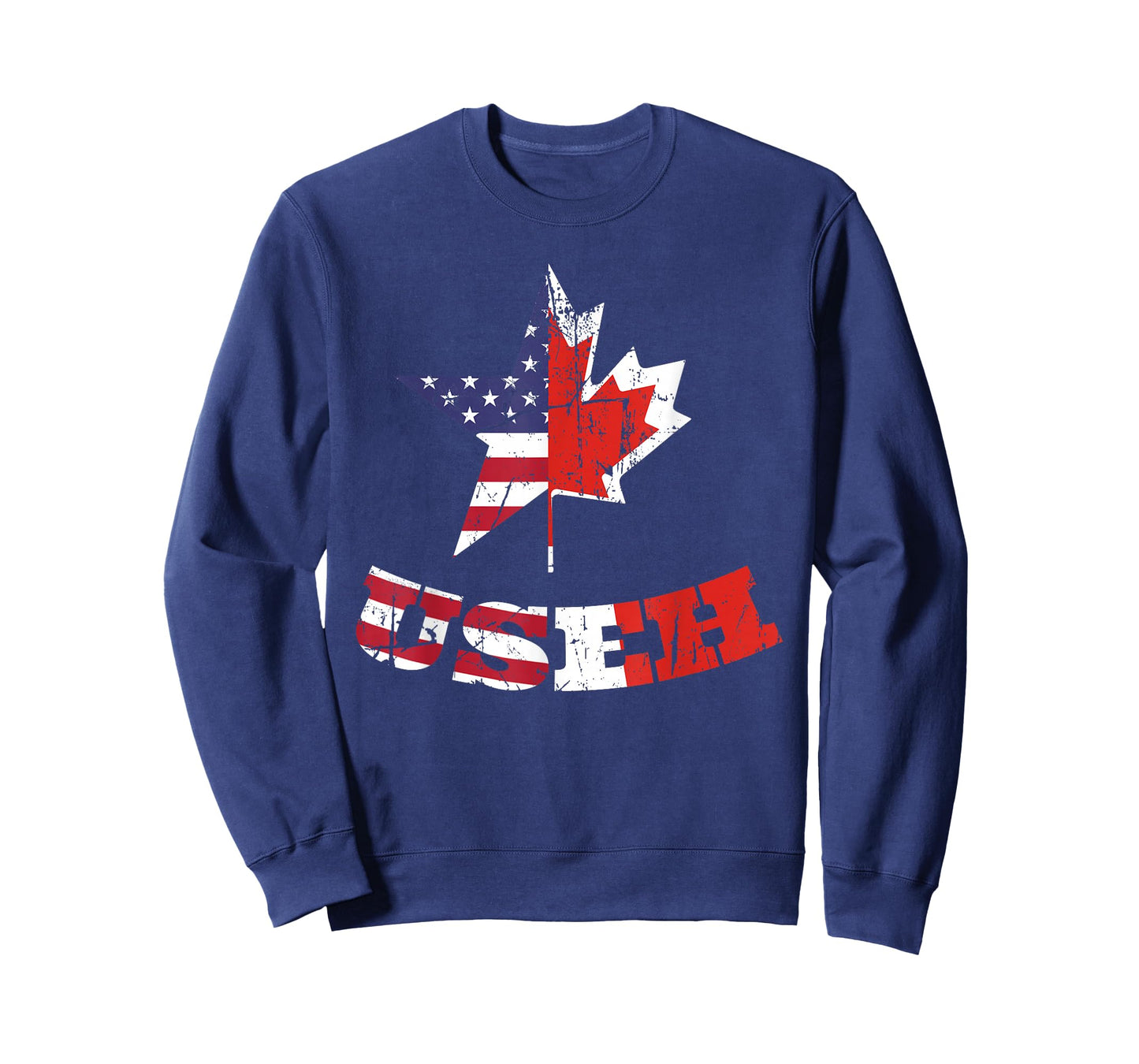 US Eh Flag Canadian American Citizen USEH Dual Citizenship T-Shirt