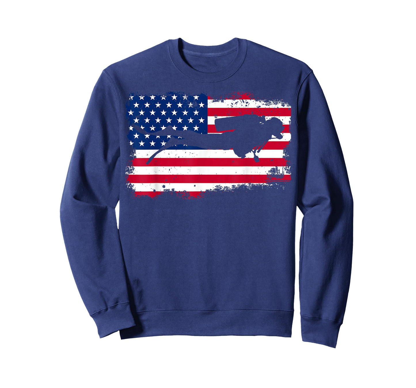 USA Scuba Diving USA Flag scuba diver Women Men T-Shirt