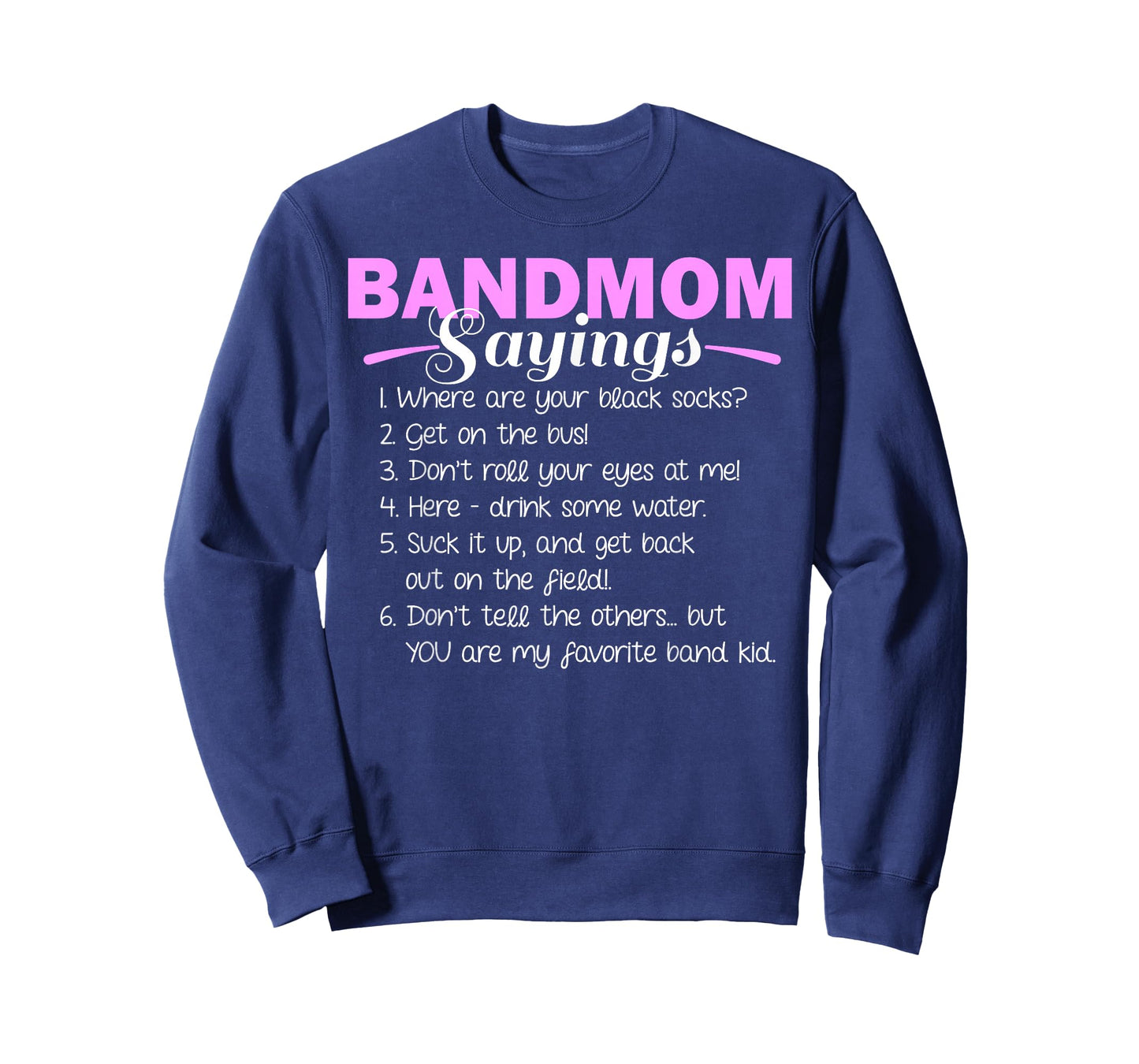 Funny Marching Band Music Fan Mom Music School Team T-Shirt