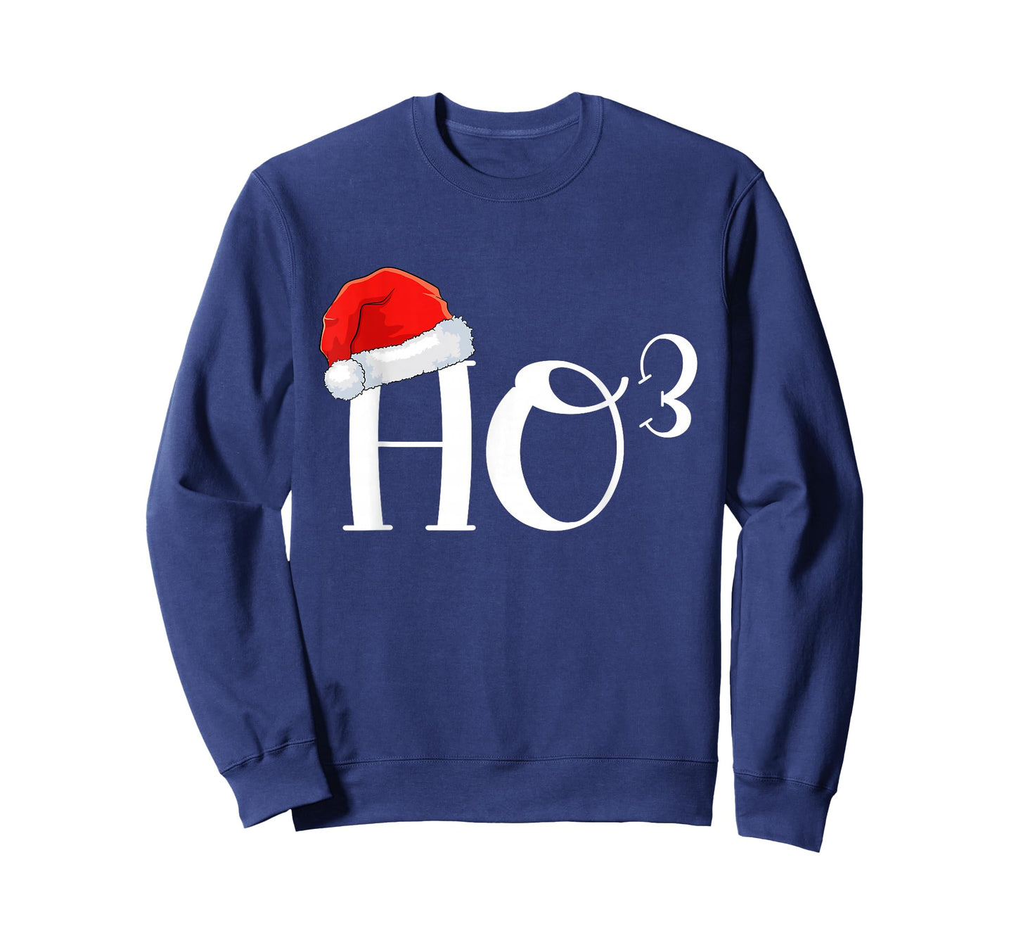 Funny Santa Ho Ho Ho To The Third Power Math Lover Christmas T-Shirt