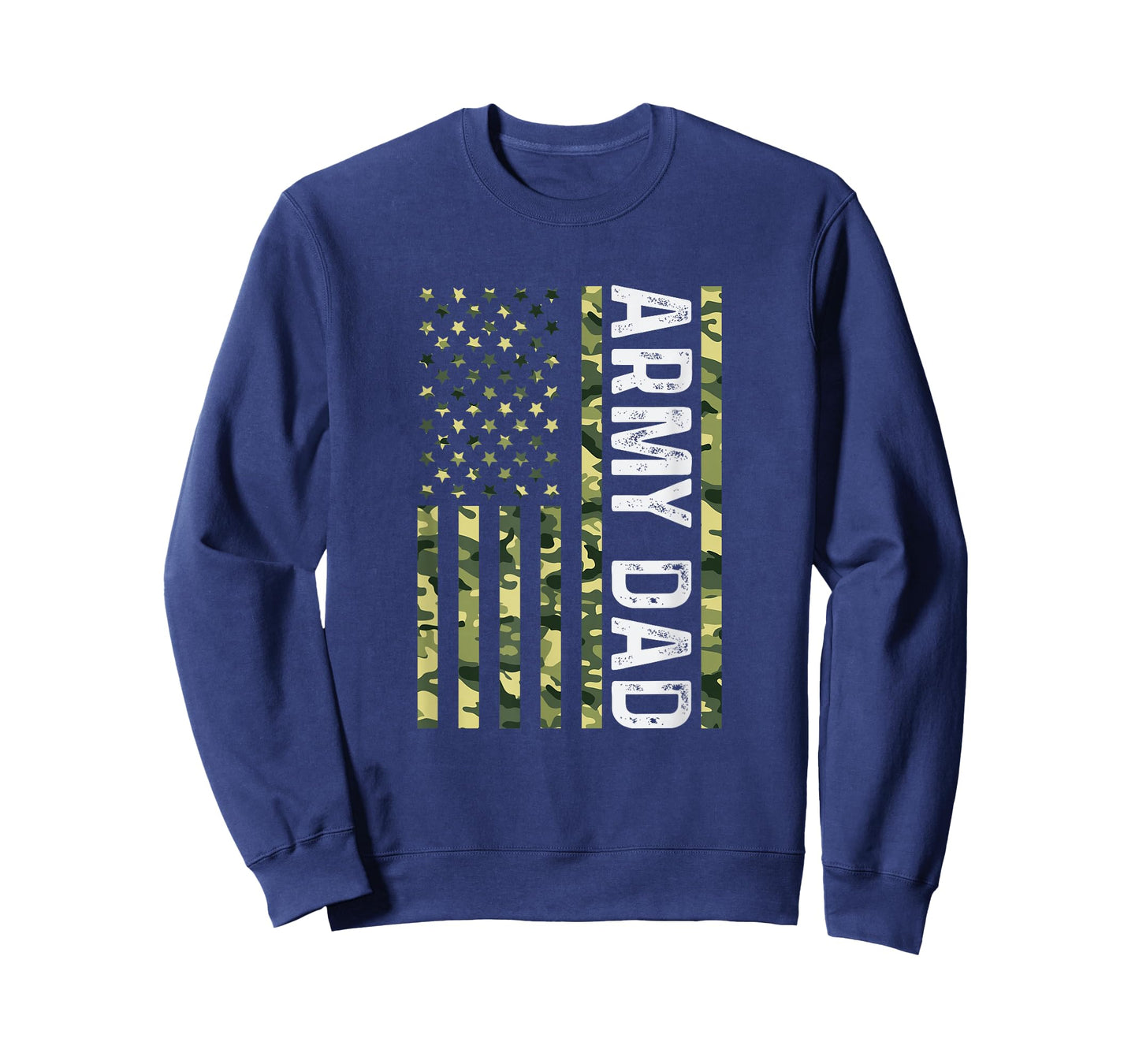 Proud Army Dad United States USA Flag for Father's Day T-Shirt