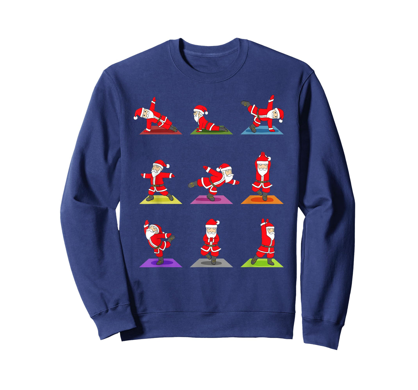 Christmas Yoga Santa Claus Xmas Gift T-Shirt