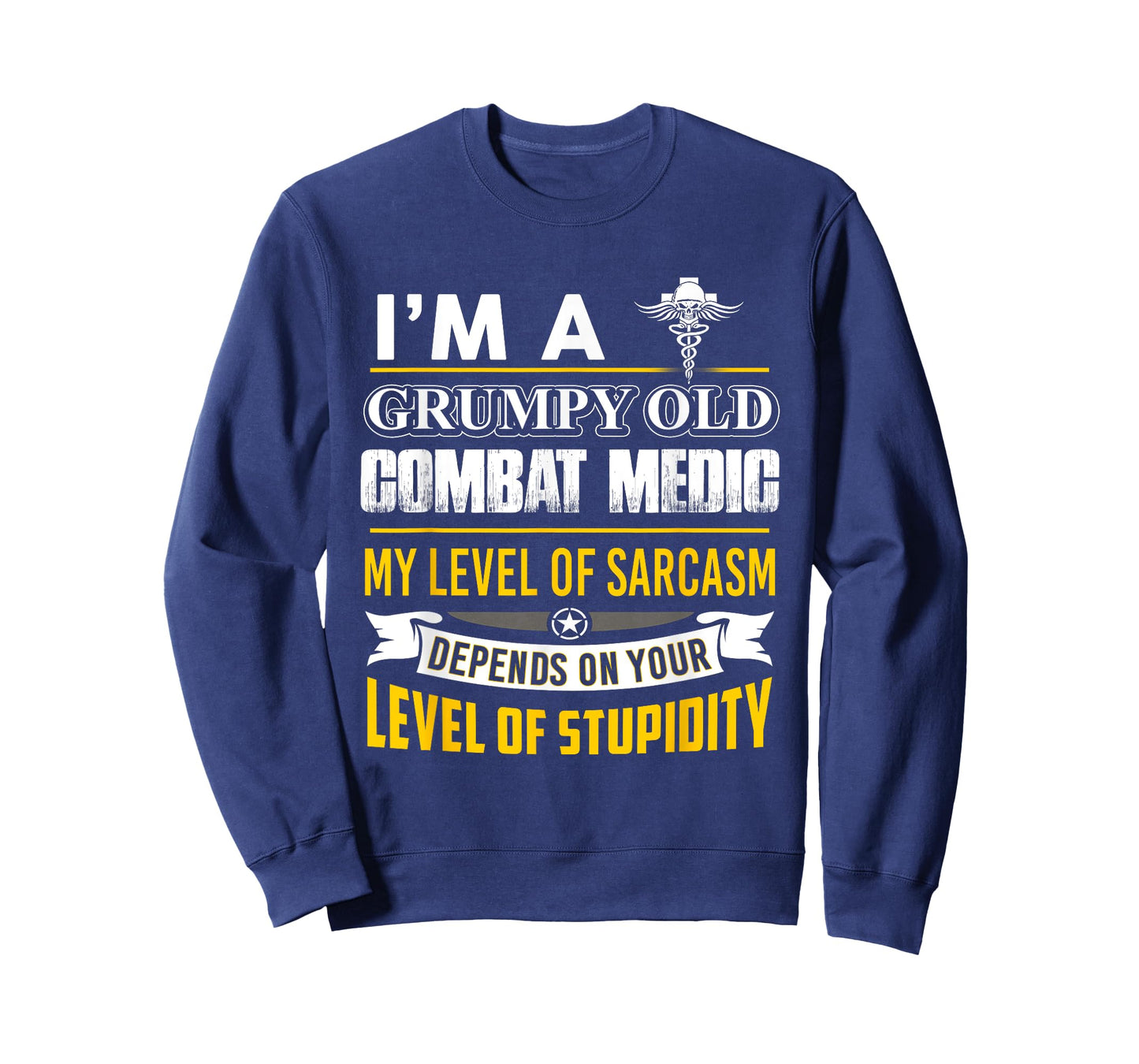 Combat Medic T-shirt, I'm A Grumpy Old Combat Medic T-Shirt