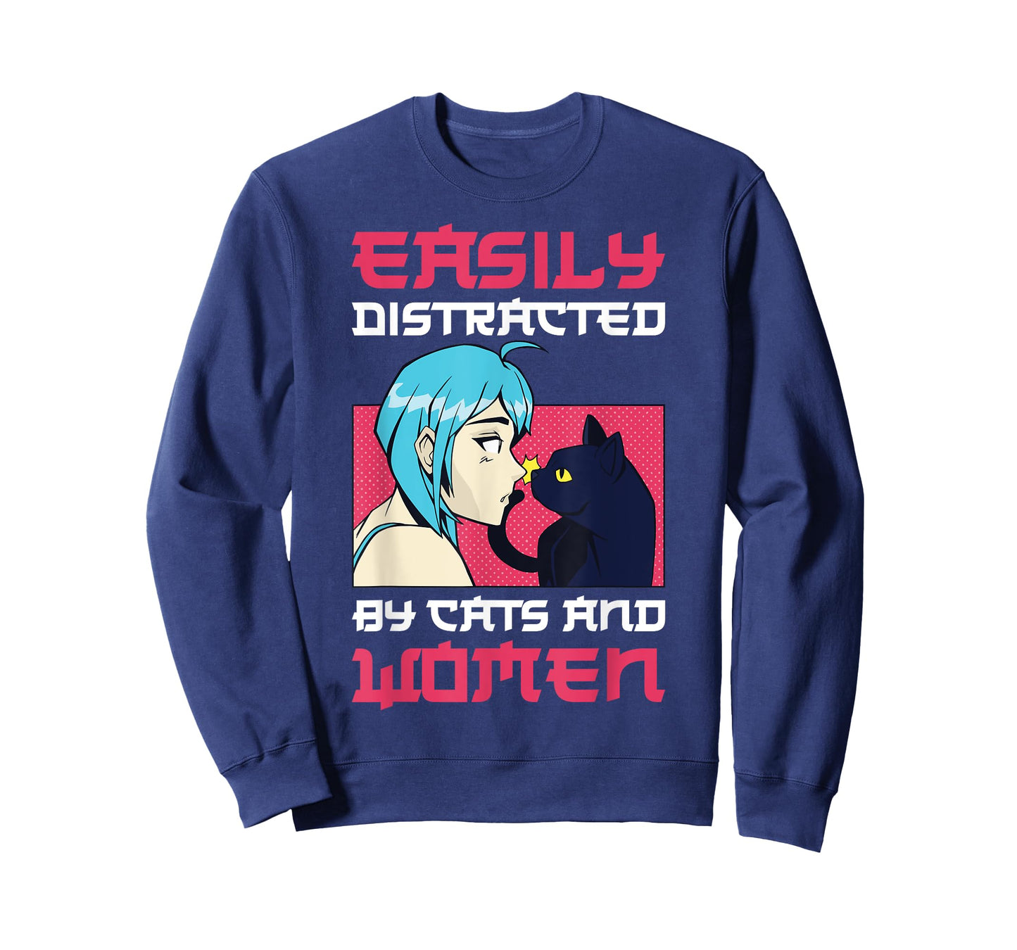 Easily Distracted By Cats And Women Lesbian T-Shirt