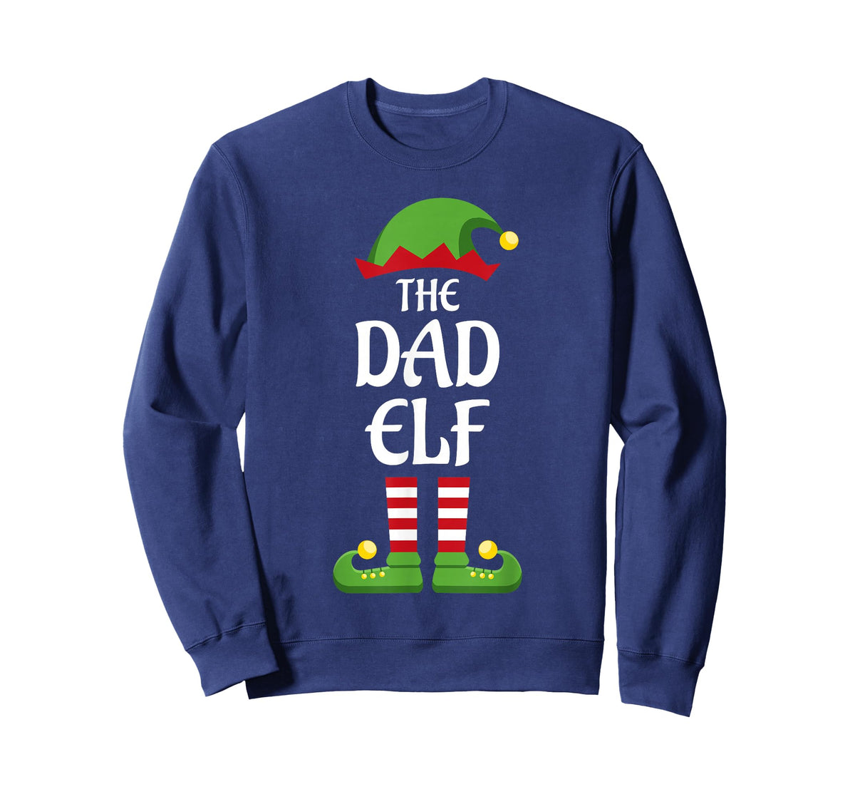Dad Elf Family Matching Group Christmas Daddy T-Shirt