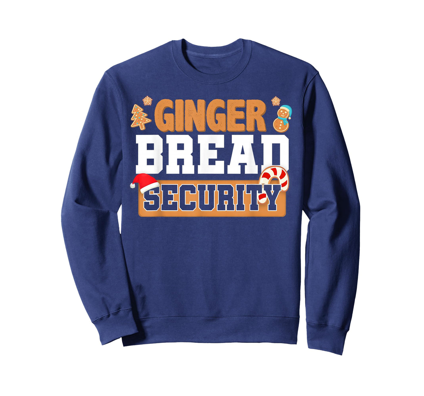 Christmas Ginger Bread Man Dads Cookie Baking Crew Security T-Shirt