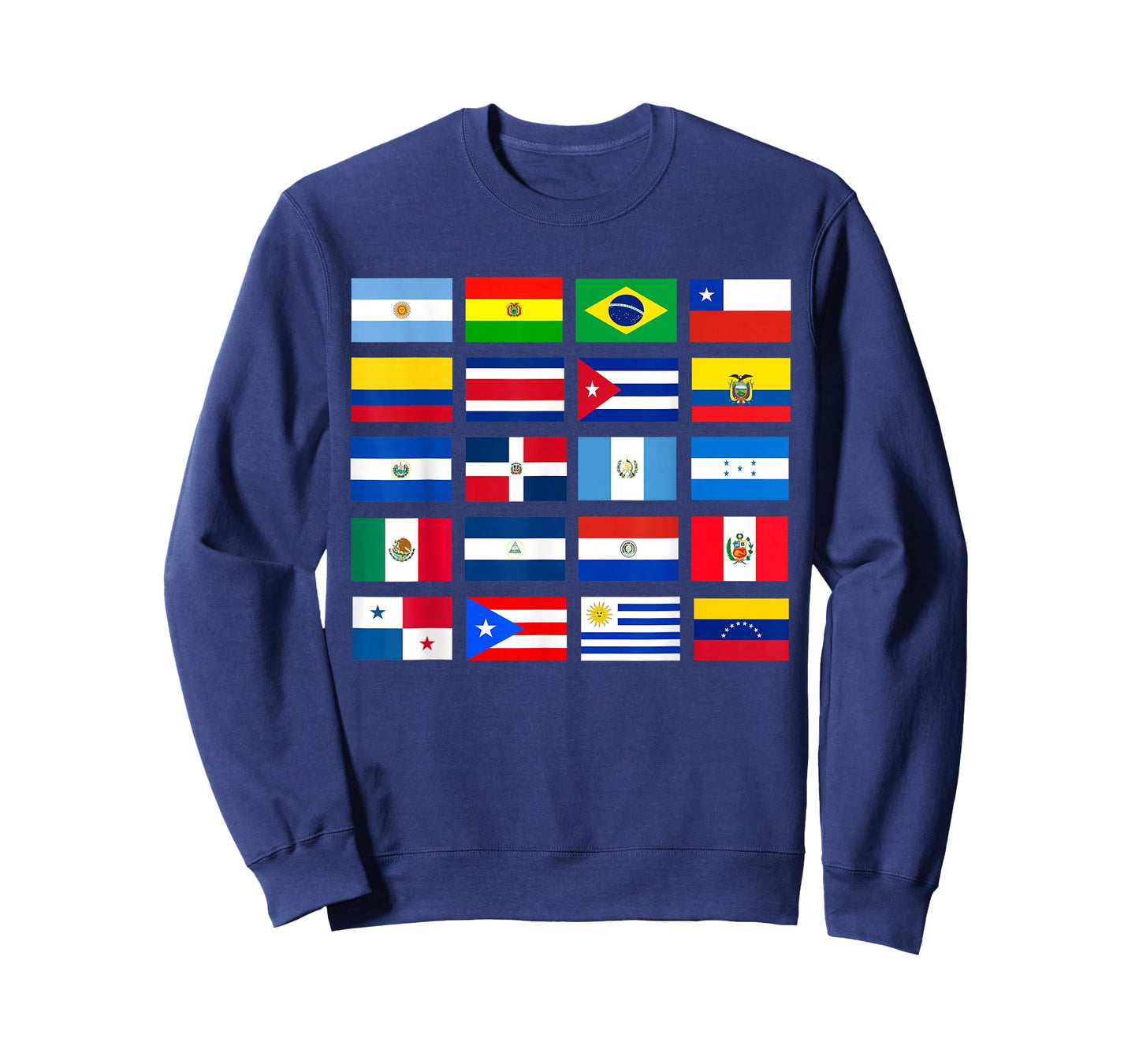 Latin American Flags Hispanic Heritage Month T-Shirt