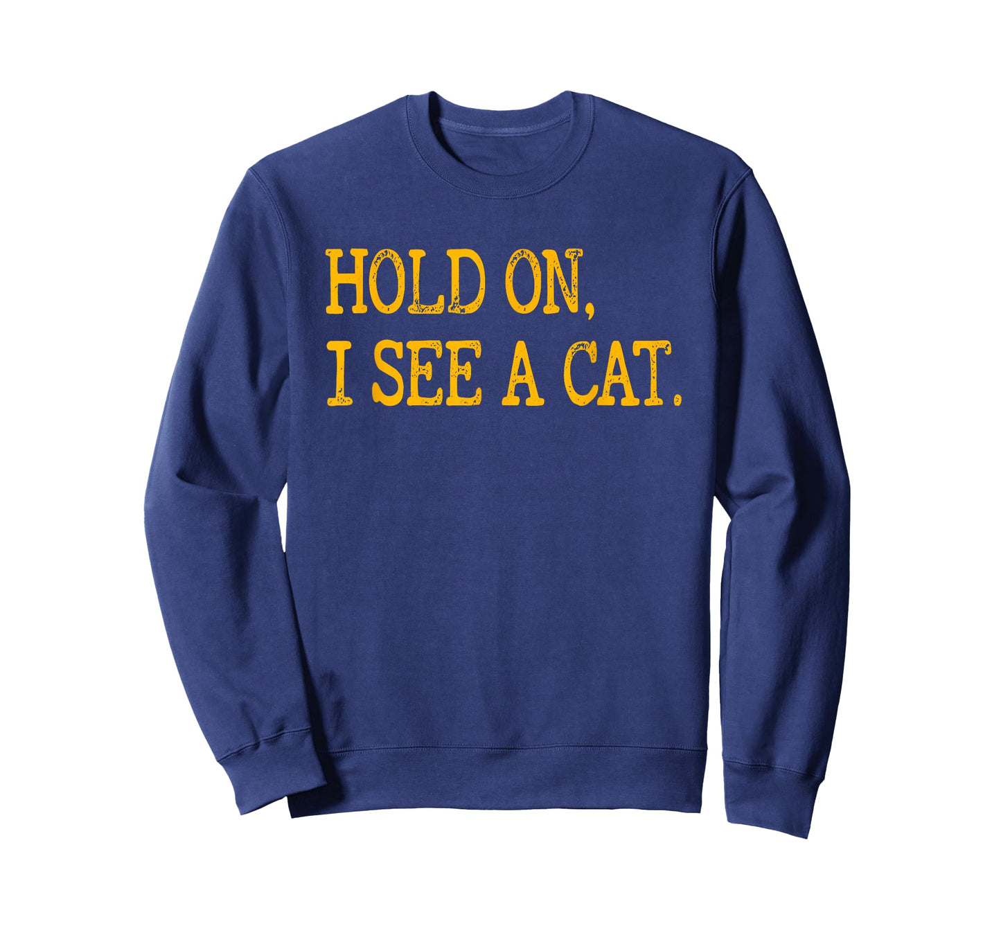 Hold On I See Cat, Funny Cat Lovers Sarcastic Sayings Cats T-Shirt