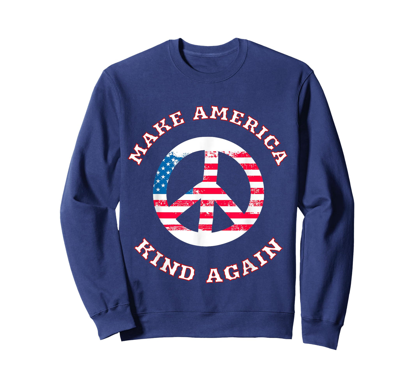Make America Kind Again T Shirt - America Flag Peace Shirt T-Shirt
