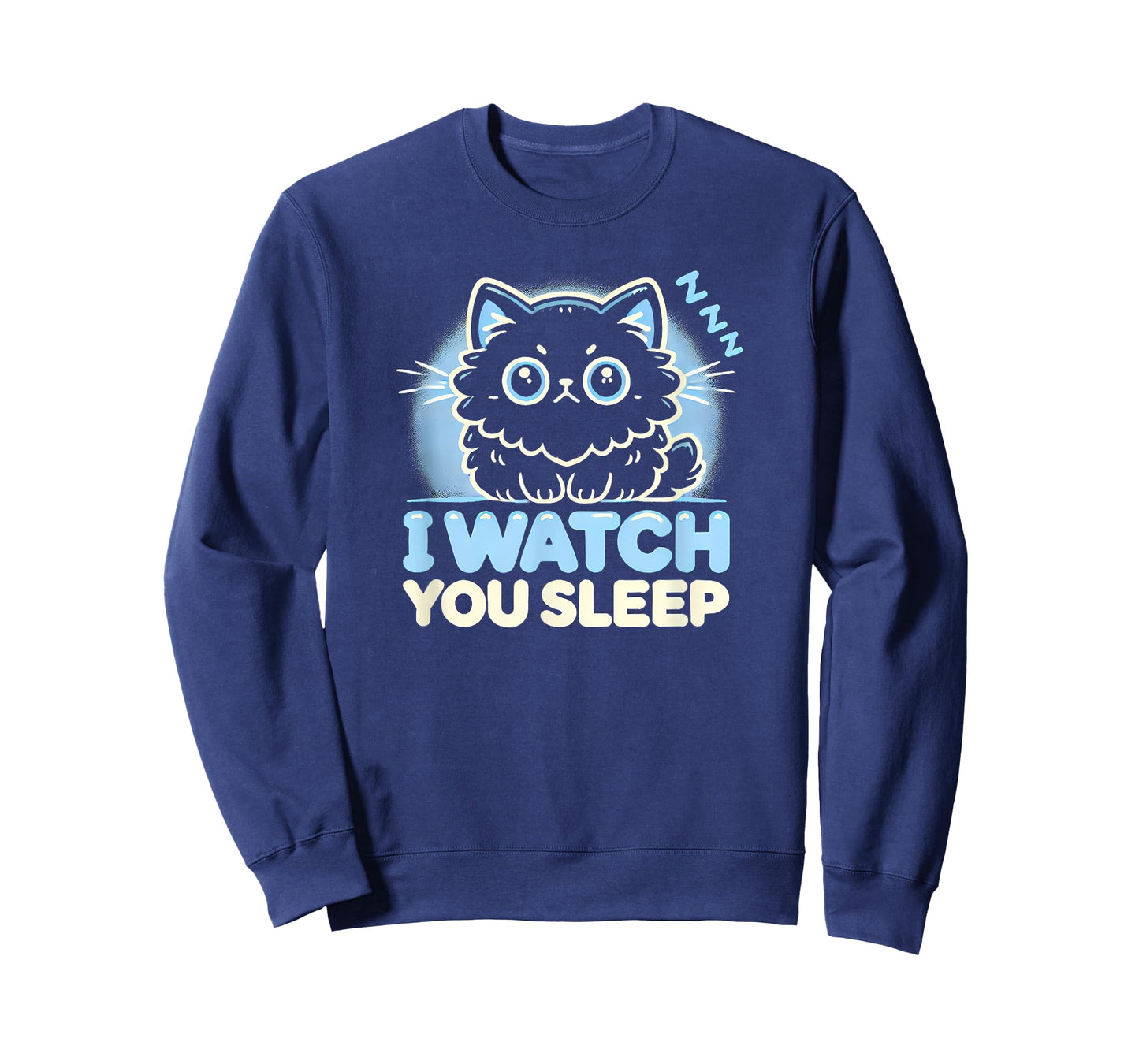 Funny Cat, I watch you Sleep, Love Cats T-Shirt