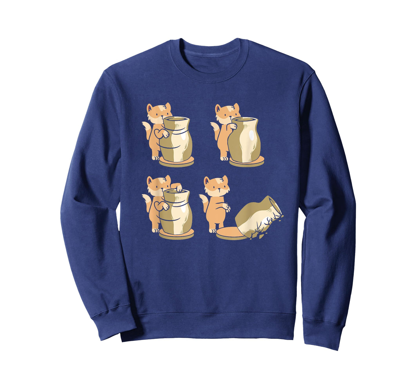 Funny Cat Pottery Wheel | Ceramics Sculpting | Clay Pottery Men Women T-Shirt