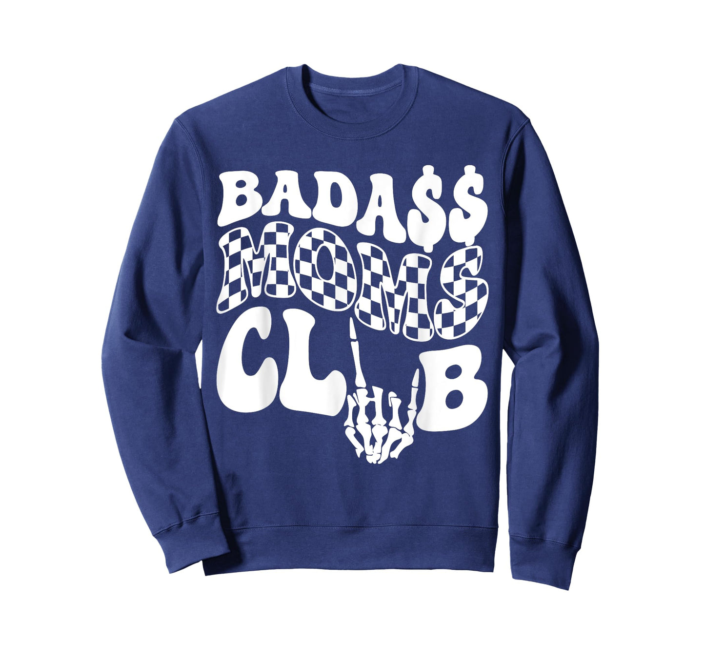 Badass Moms Club Trendy Mama Funny Mother Bad Ass Mom T-Shirt