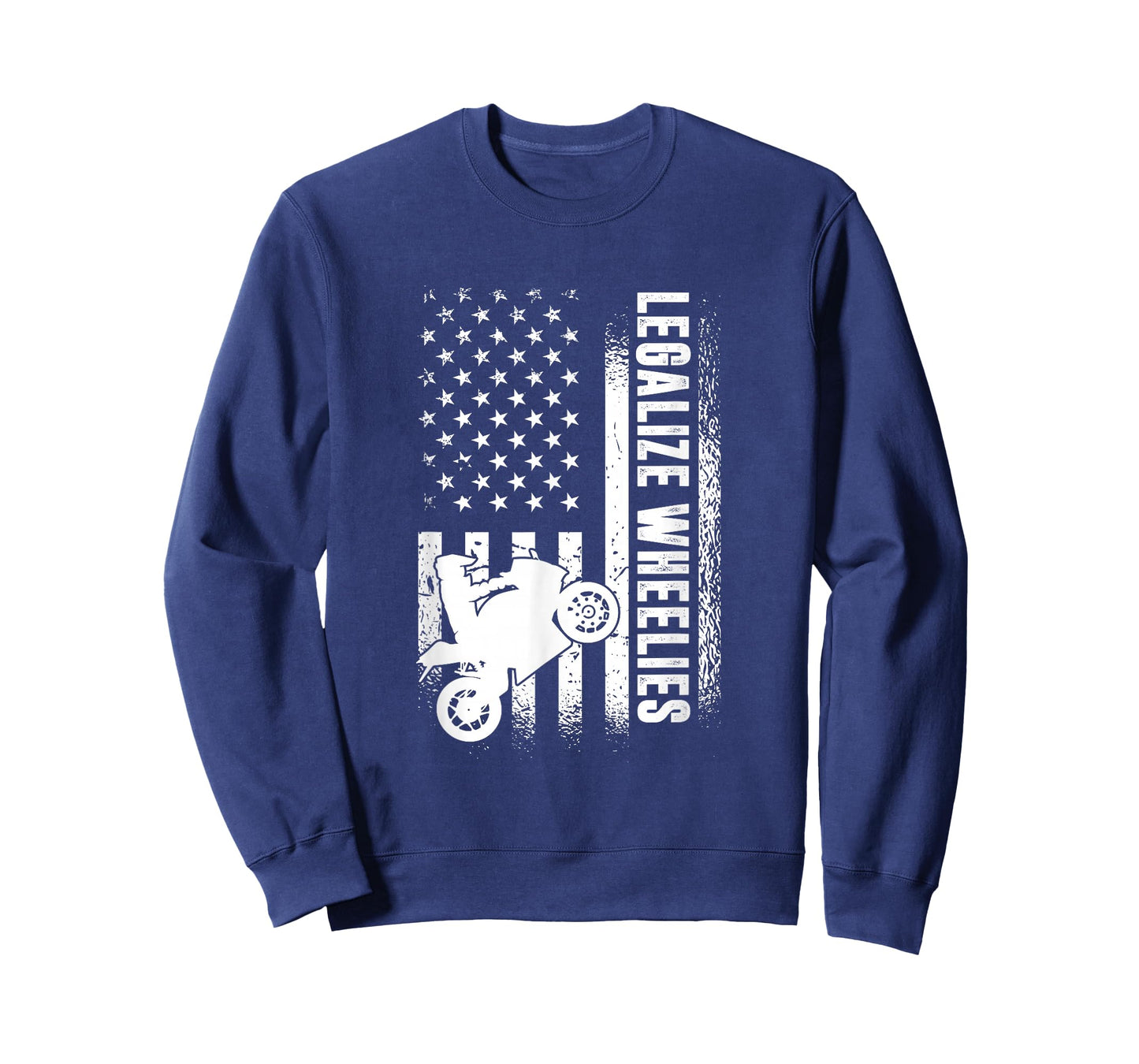 Legalize Wheelies, American Motorbike Rider T-Shirt