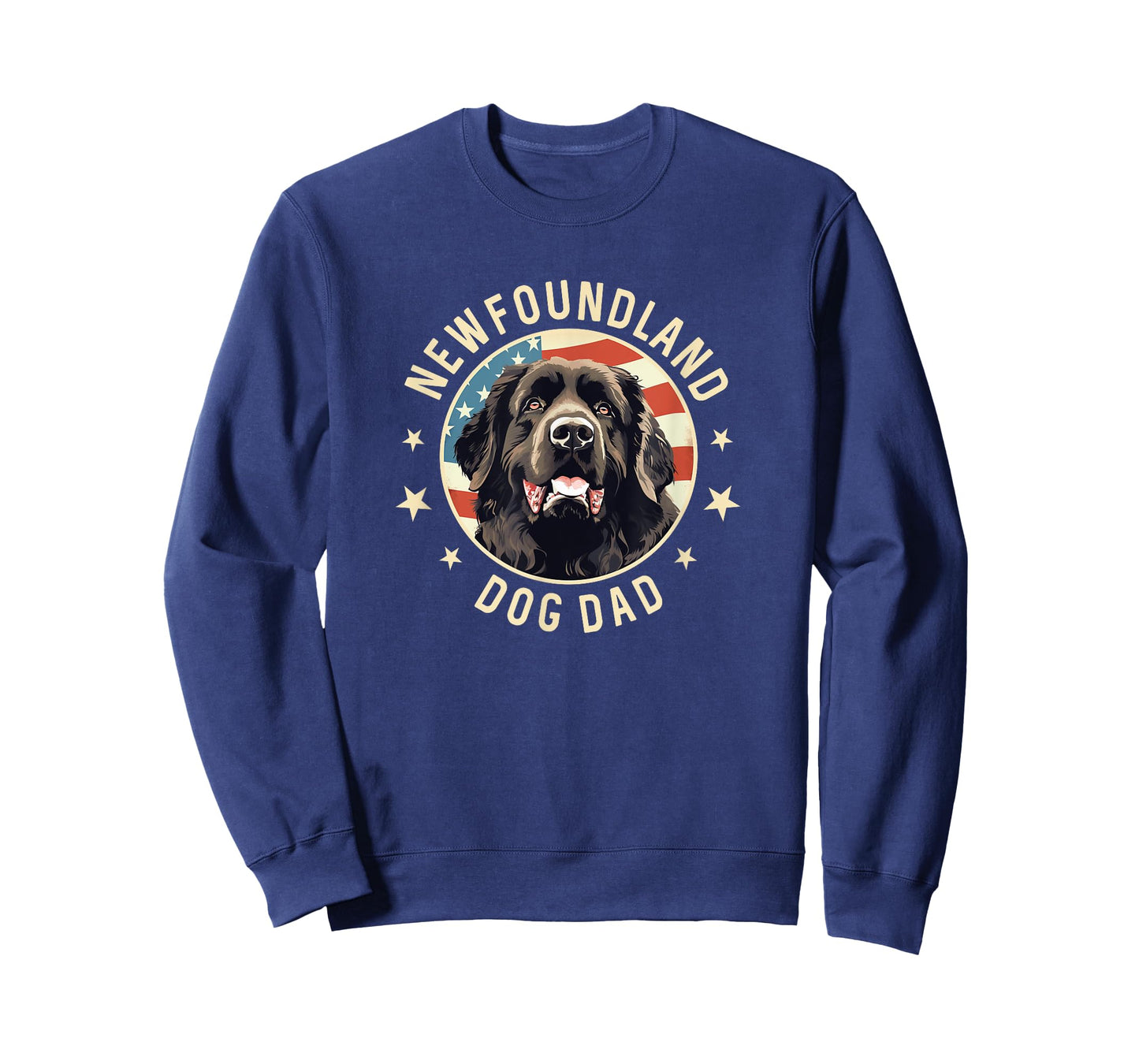 Newfoundland Dog Gifts for Men, Newfie Newfoundland Dog Dad T-Shirt