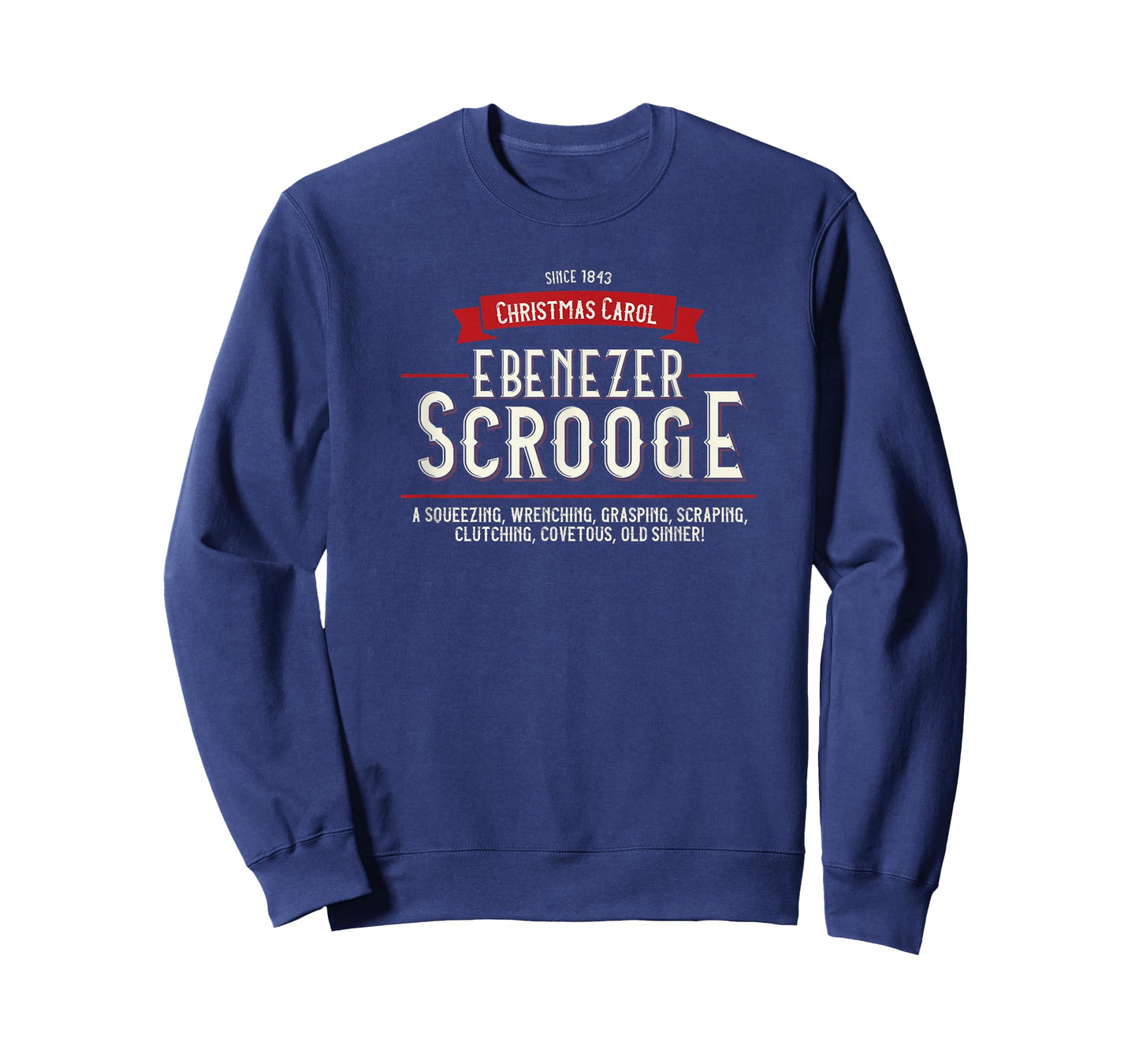 Christmas Carol, Ebenezer Scrooge, Holiday Design, Tradition T-Shirt