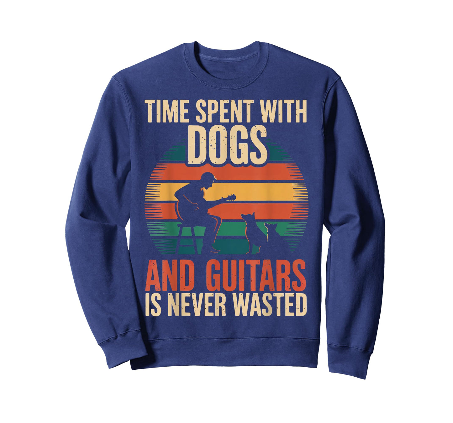 Time Spent With Dogs And Guitars Is Never Wasted T-Shirt