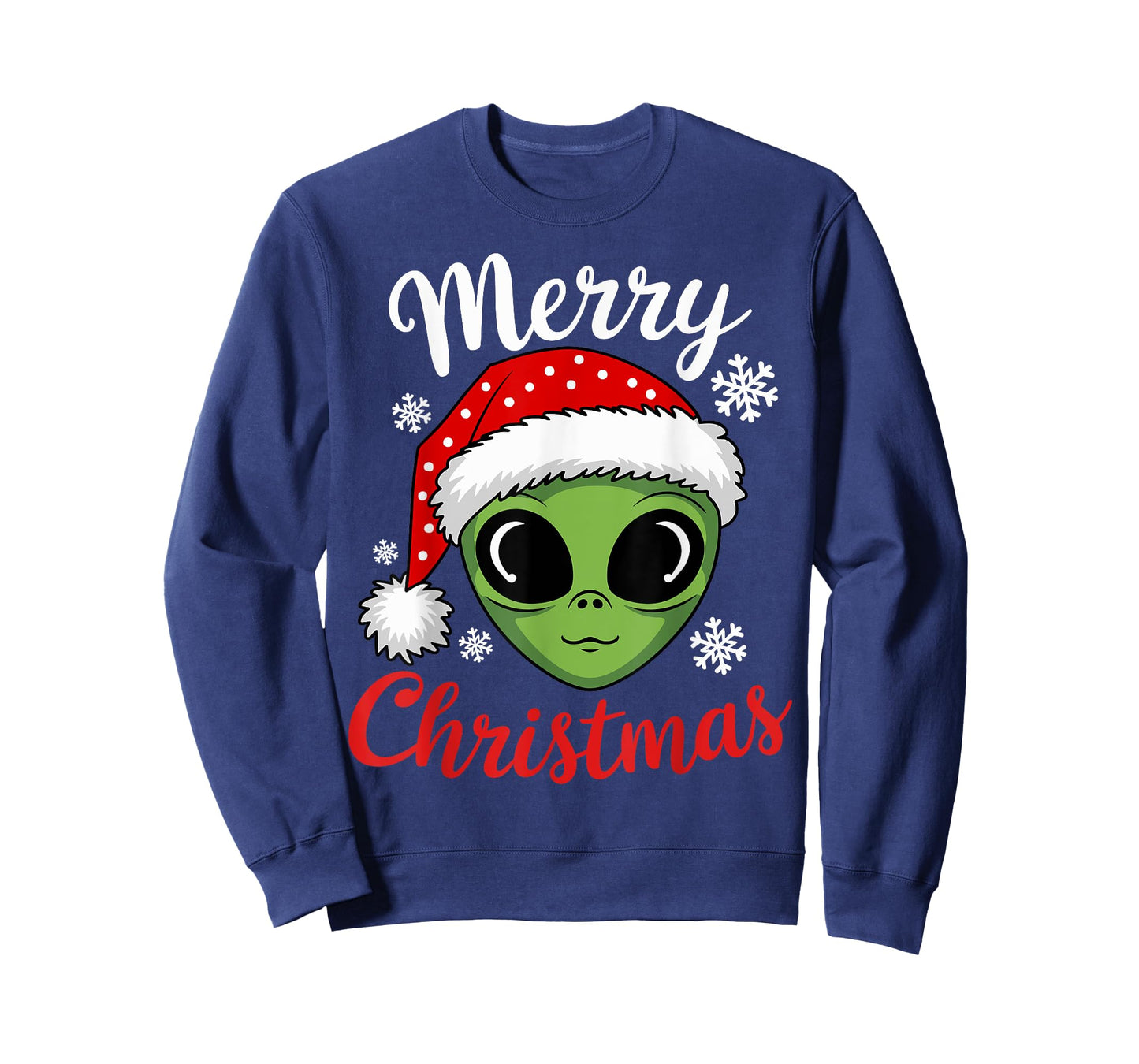 Christmas Alien Santa Christmas UFO Alien Xmas T-Shirt