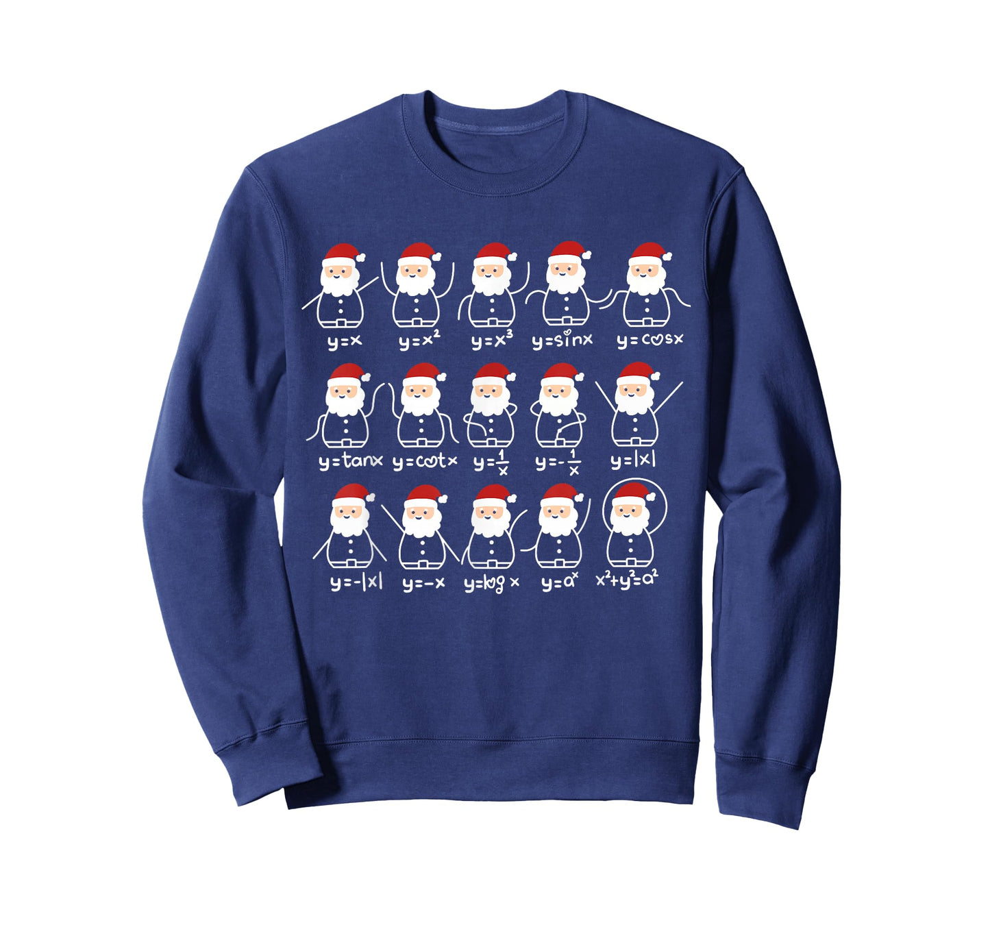 Funny Santa Math Function Teacher Students Holiday School T-Shirt