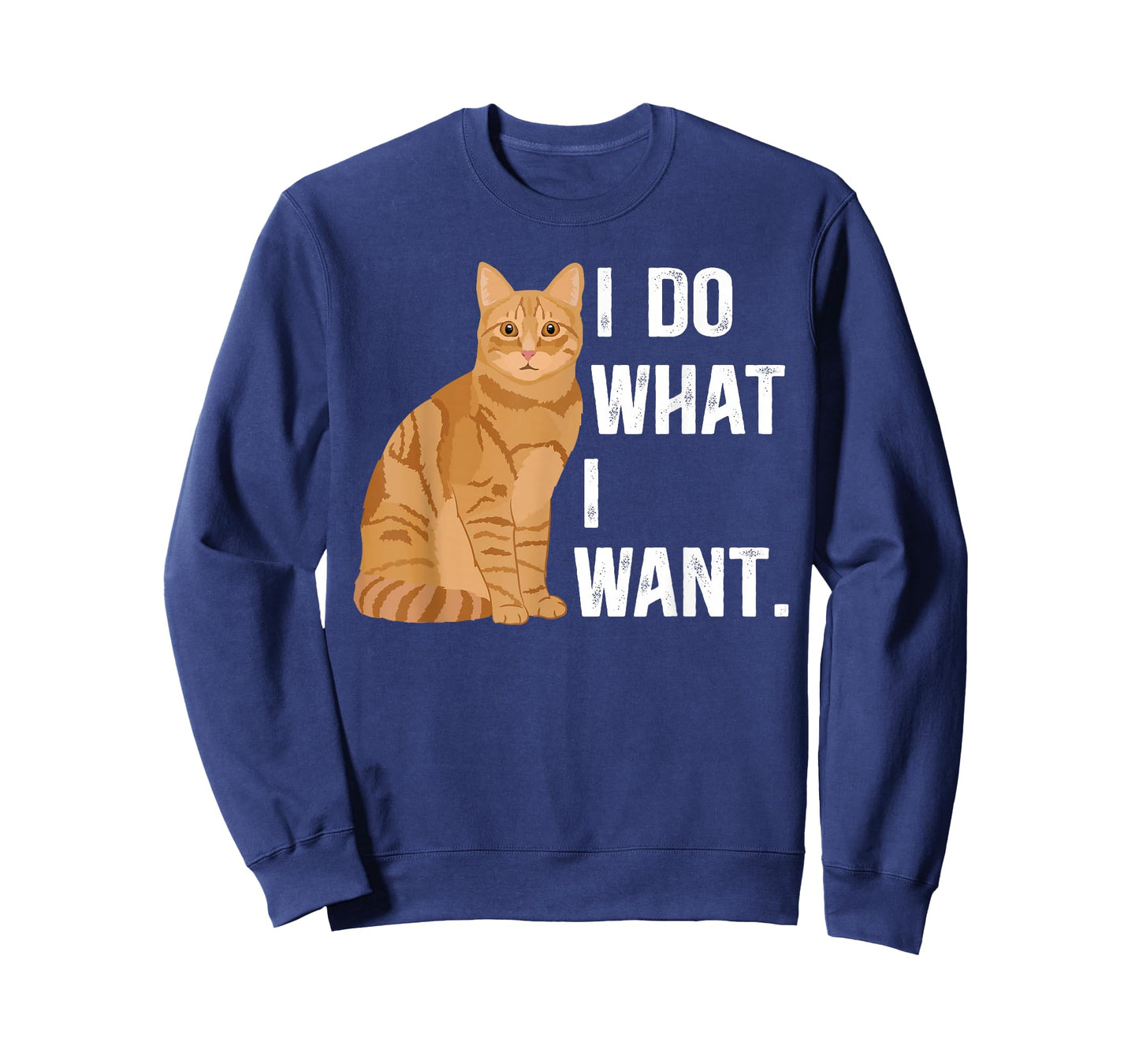 I Do What I Want Orange Tabby Cat Owner Orange Tabby Cat Mom T-Shirt