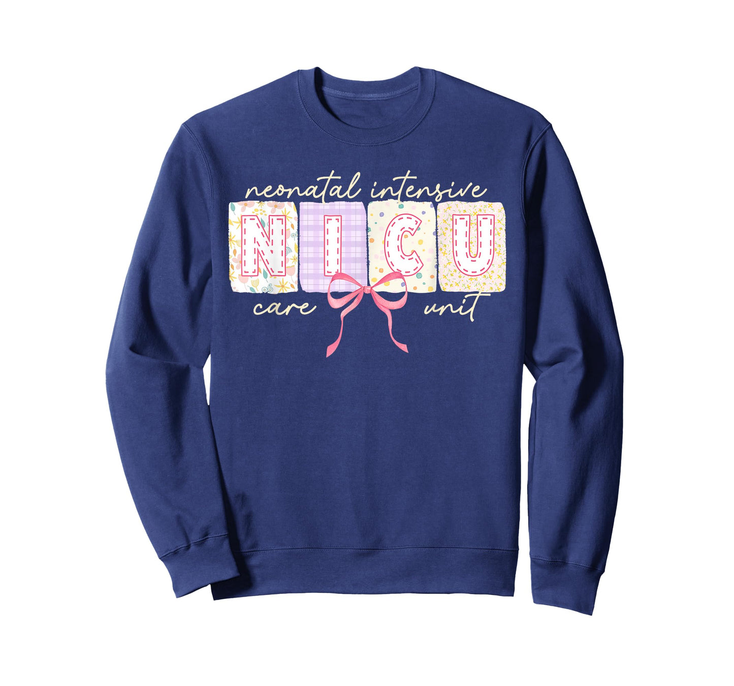 Cute Coquette Bow Spring NICU Nurse T-Shirt