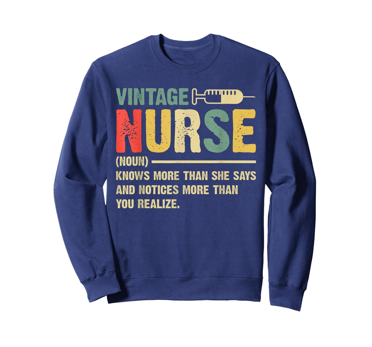 Vintage Nurse Definition Hospital Medical Registered Nursing T-Shirt