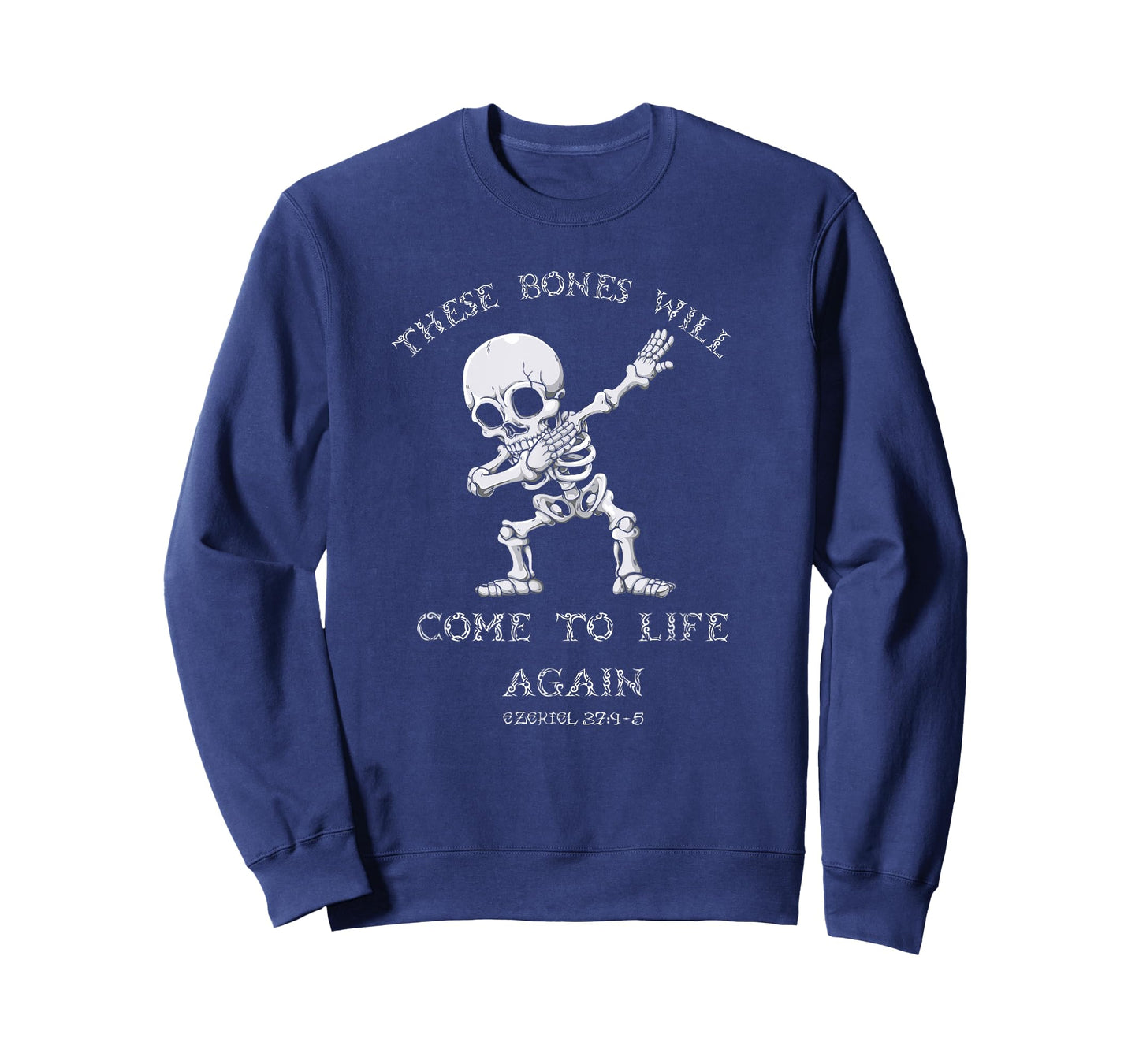 These Bones Ezekiel Christian Halloween Dabbing Skeleton T-Shirt