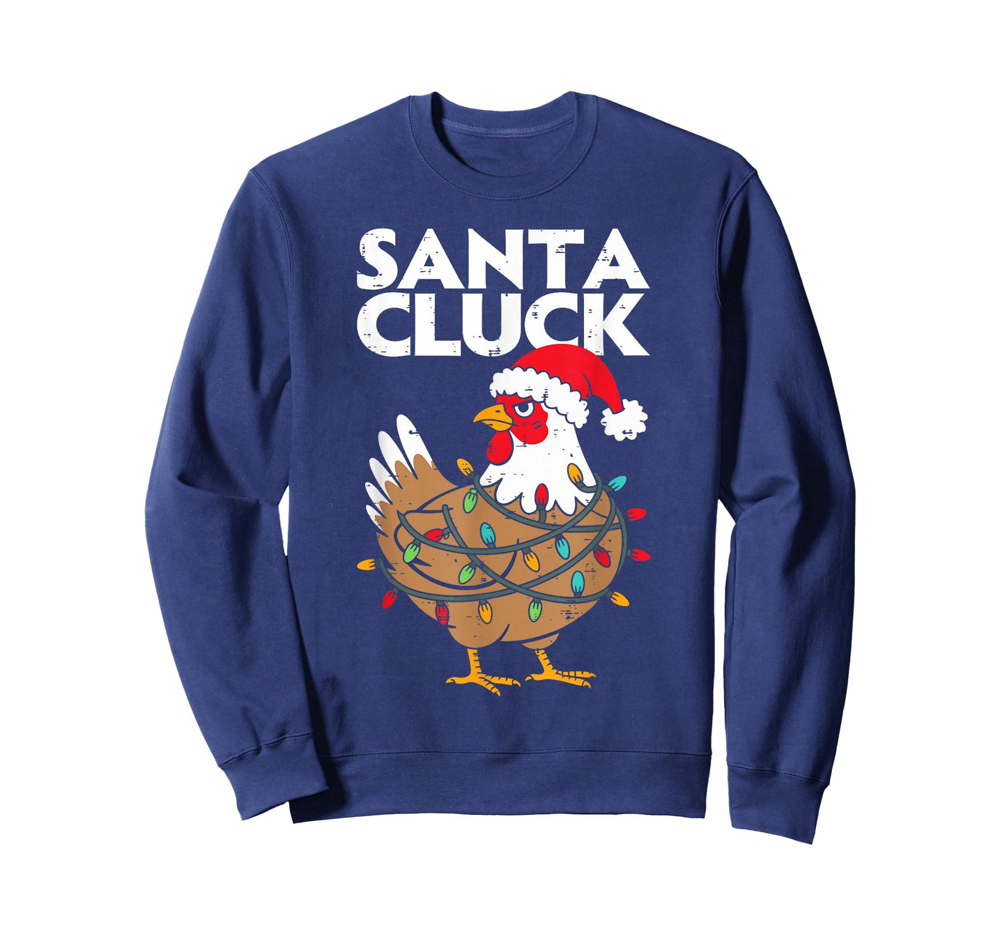 Chicken Christmas Santa Funny Holiday Men Women Kids Boys T-Shirt