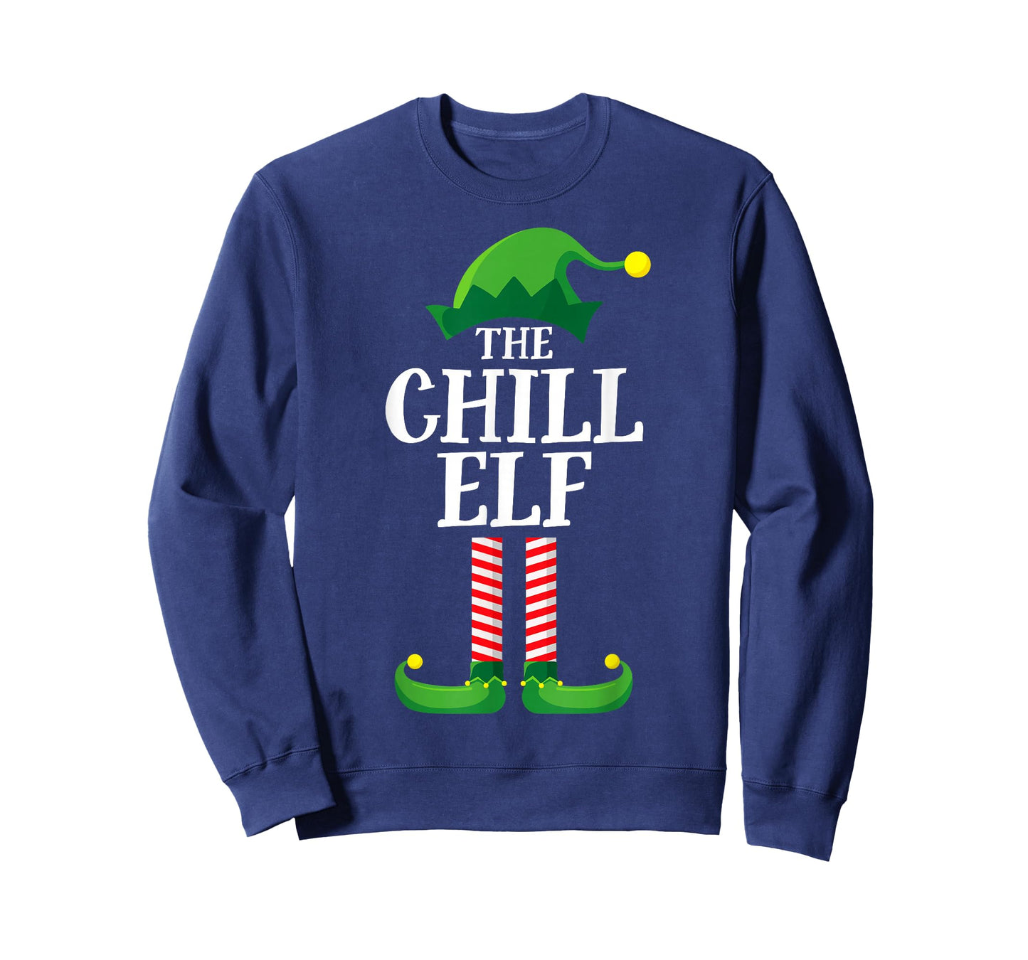 Chill Elf Matching Family Group Christmas Party Pyjamas T-Shirt