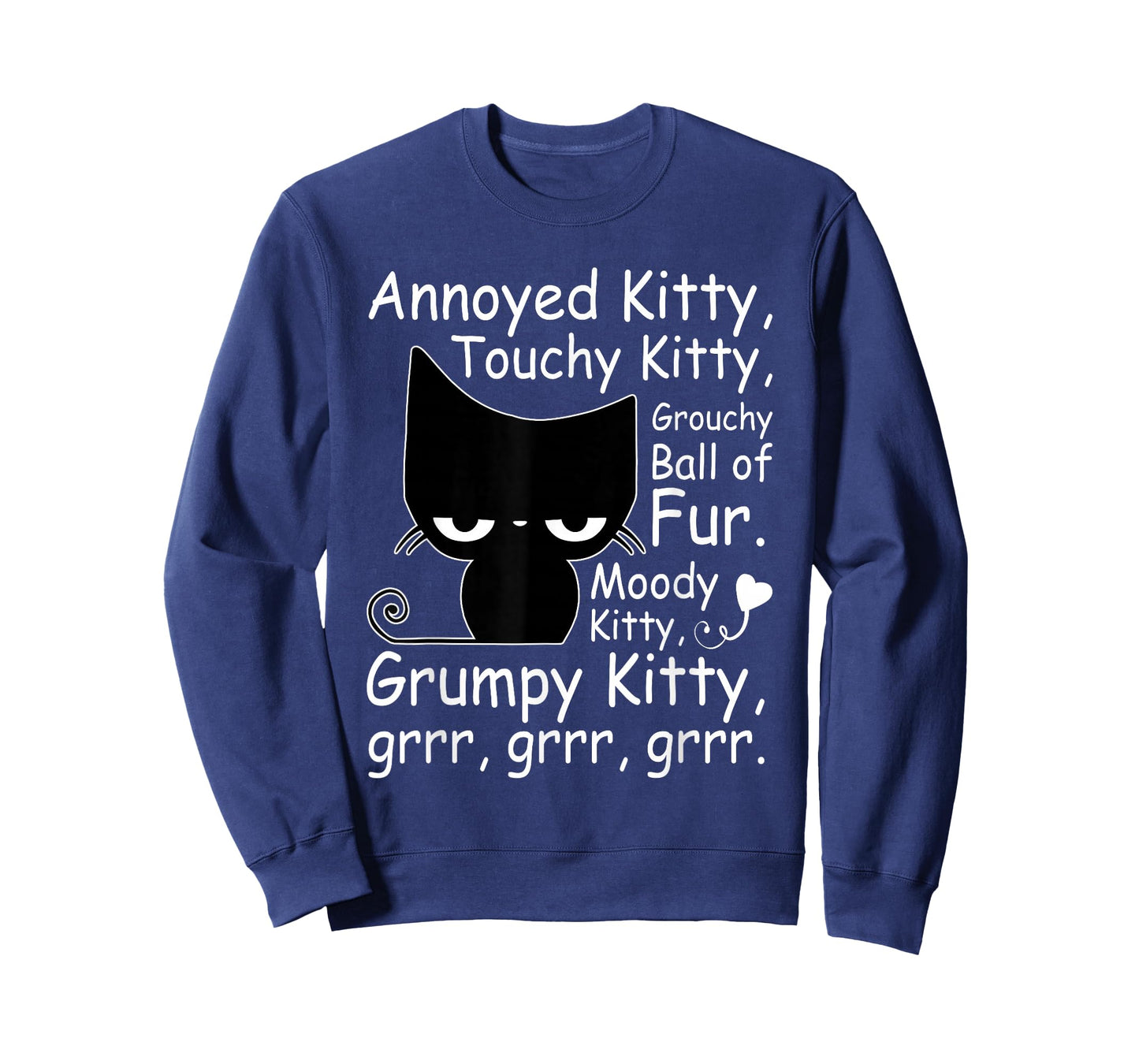 Angry Cat Kitten Lover Funny Attitude Fur Pet Owner T-Shirt