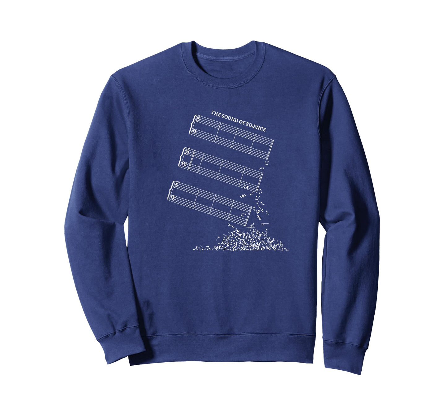 Music Sheet without Sheet Music - The Sound of Silence T-Shirt