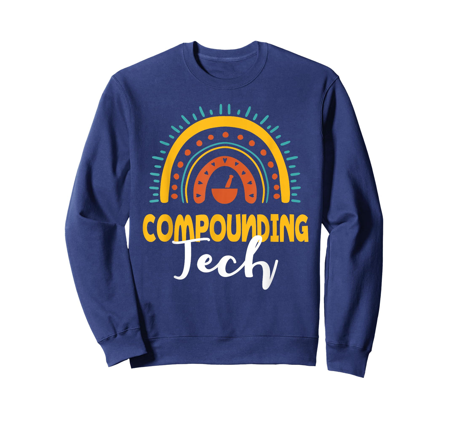 Compounding Tech Boho Rainbow Apparel Pharmacy Assistant T-Shirt