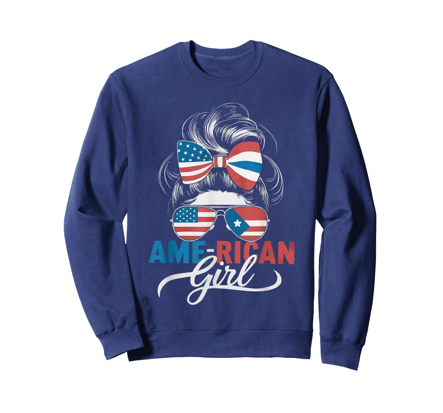 Half Puerto Rican Half American USA Flag Puerto Rico T-Shirt