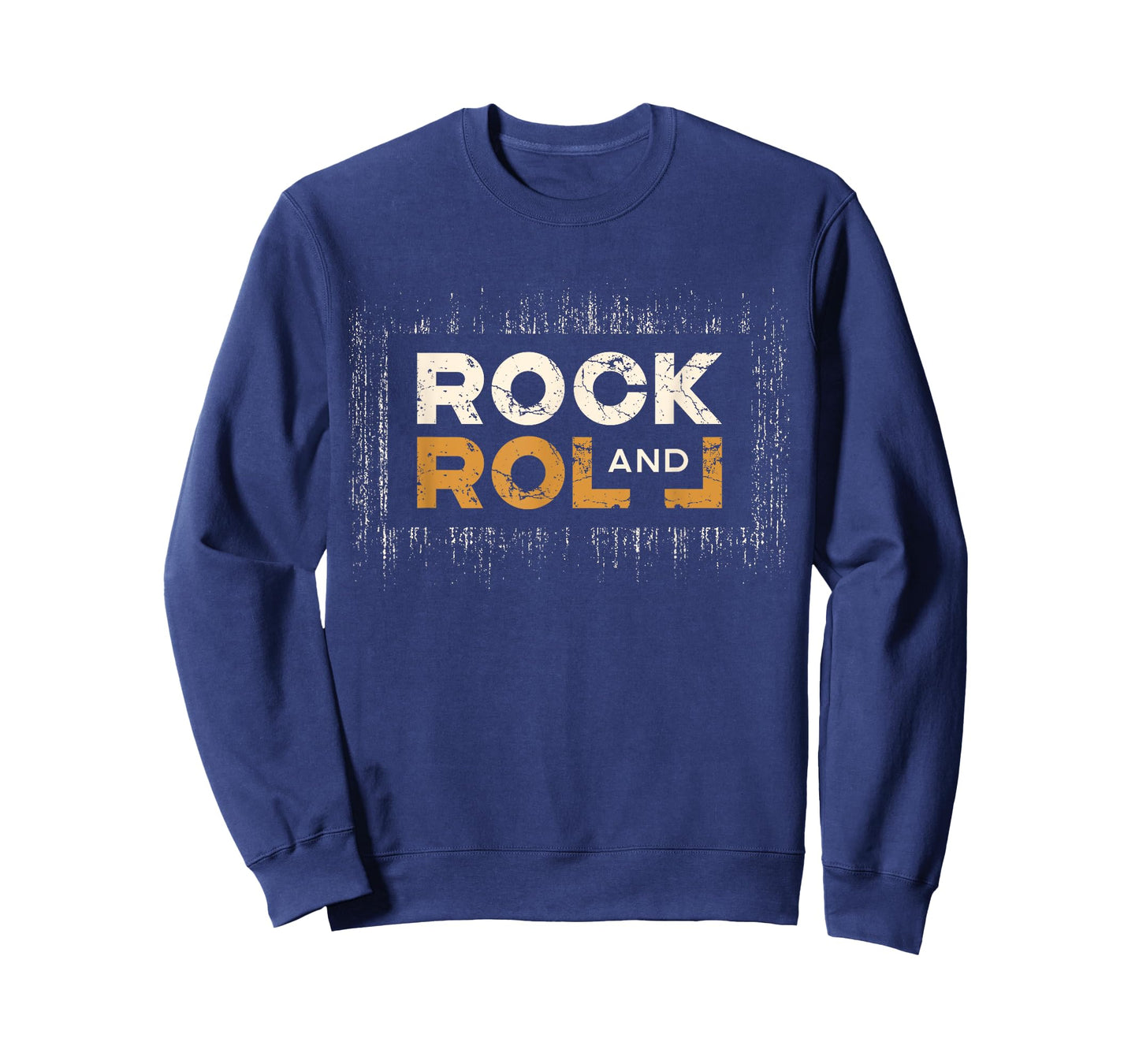Rock & Roll Distressed Washed Rocker Concert T-Shirt