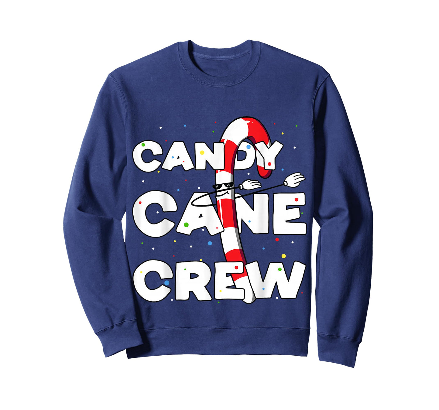 Candy Cane Crew Funny Christmas Candy Lover Dancing Candy T-Shirt