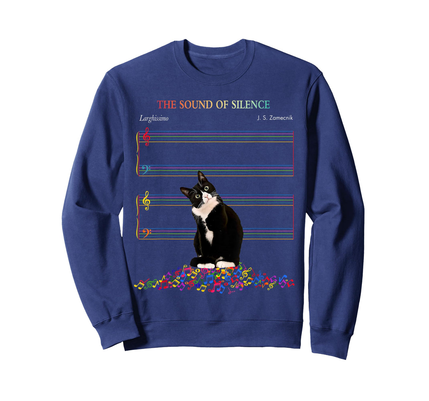 Cute Cat The Sound Of Silence T-Shirt