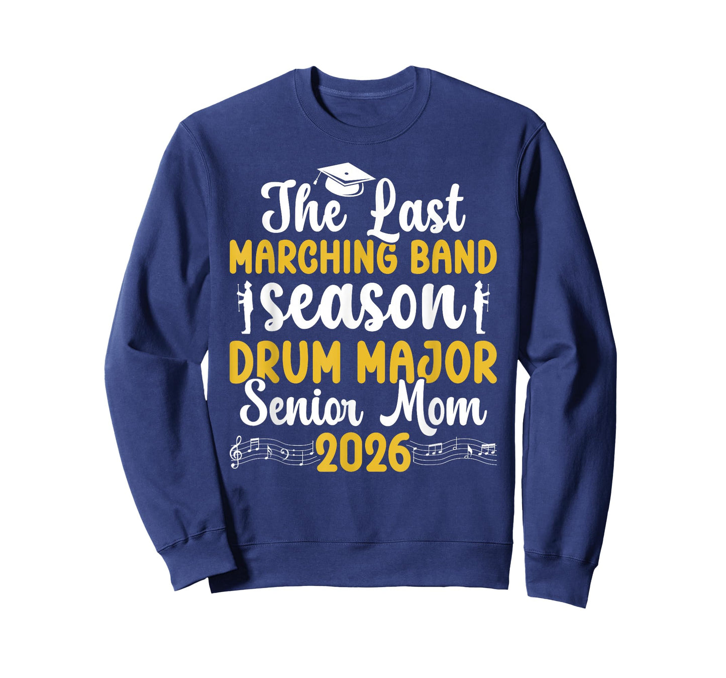 Senior Drum Major Mom 2026 Senior Marching Band Mom 2026 T-Shirt
