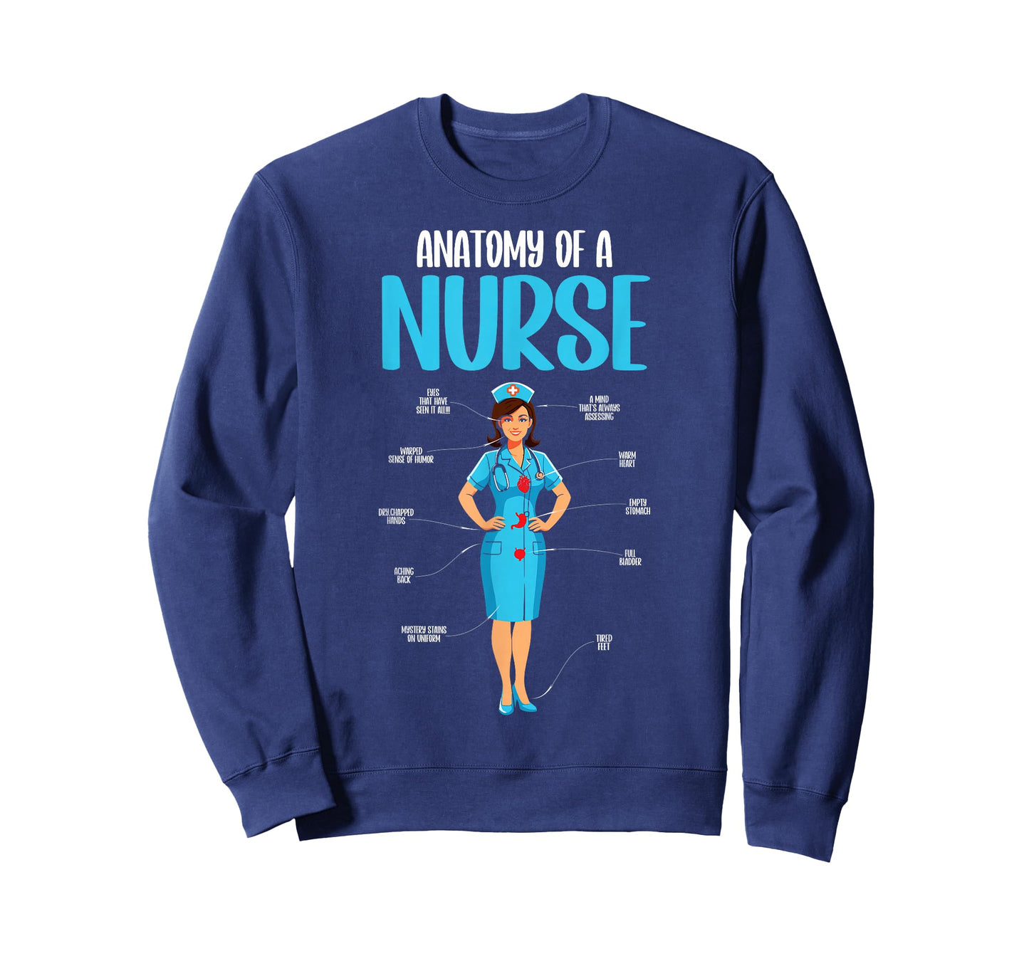 anatomy of a nurse funny nurse students women T-Shirt
