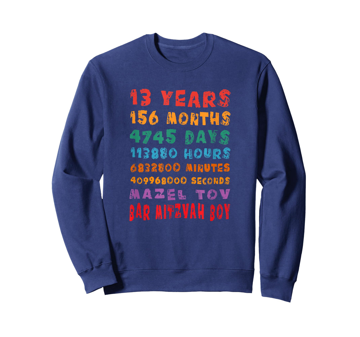13-Year-Old 13th Birthday Bar Mitzvah Boy Mazel Tov Jewish T-Shirt